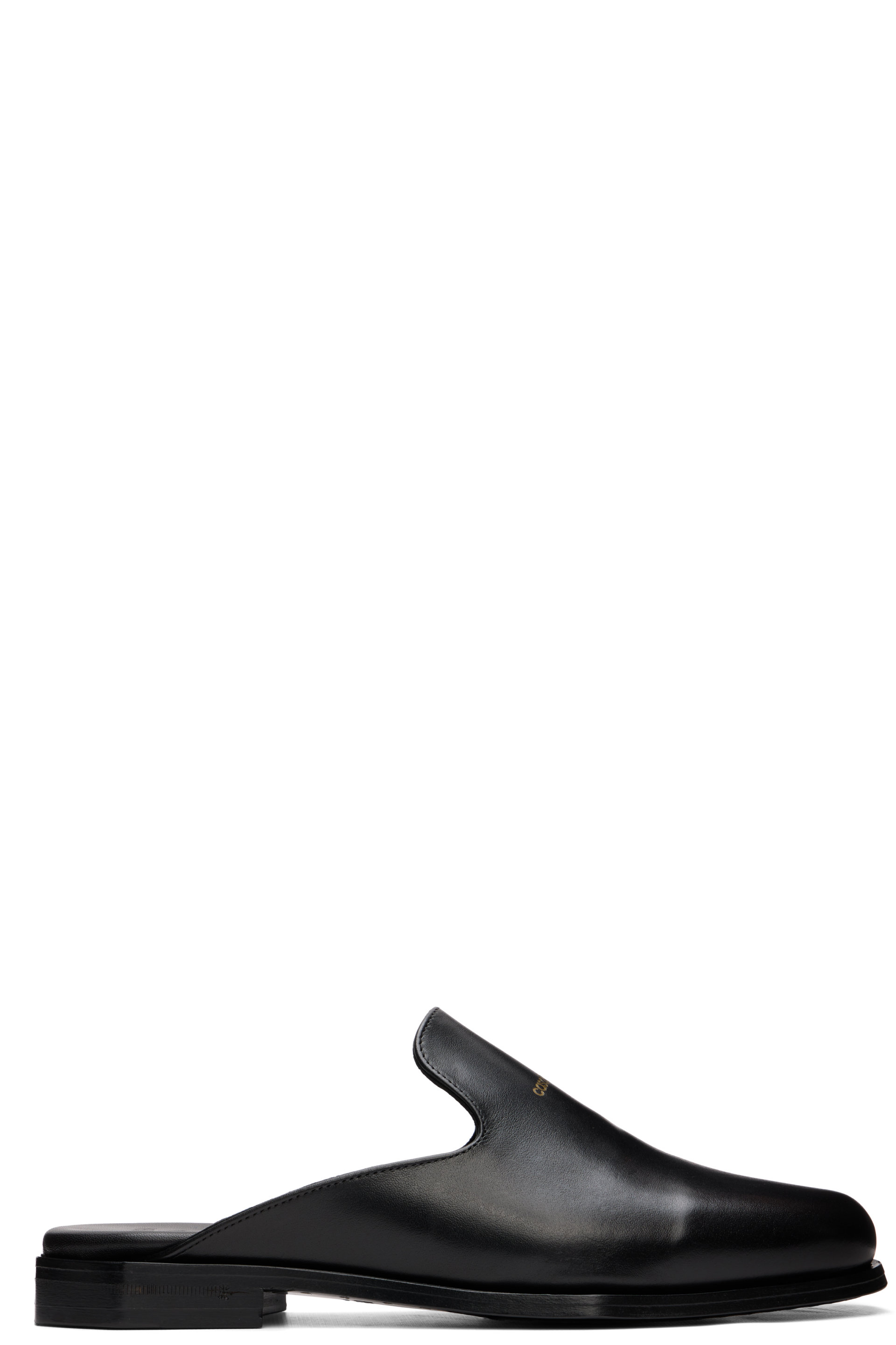 Casablanca - Black Leather Mule Loafers
