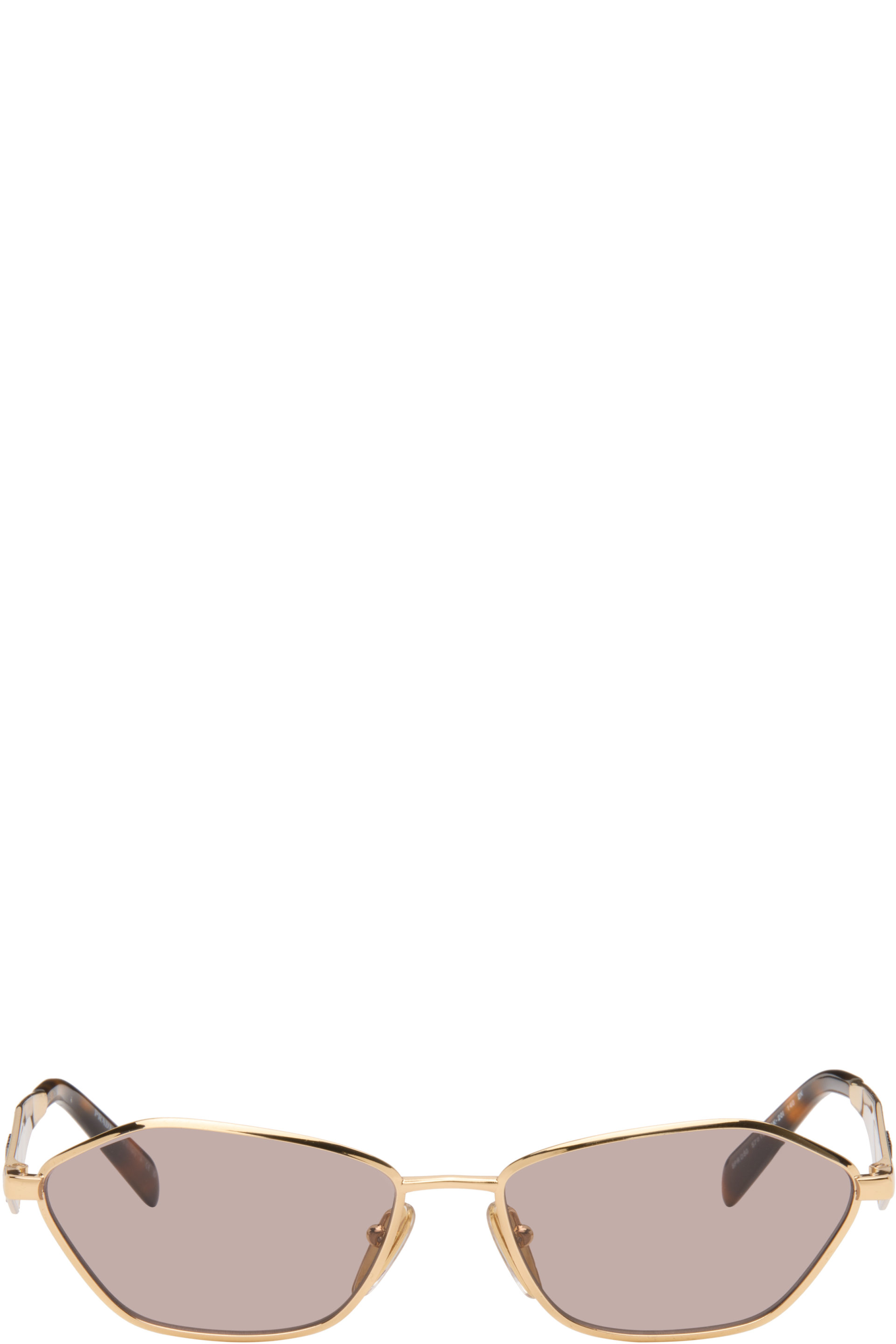 Prada Eyewear - Gold Cat-Eye Sunglasses