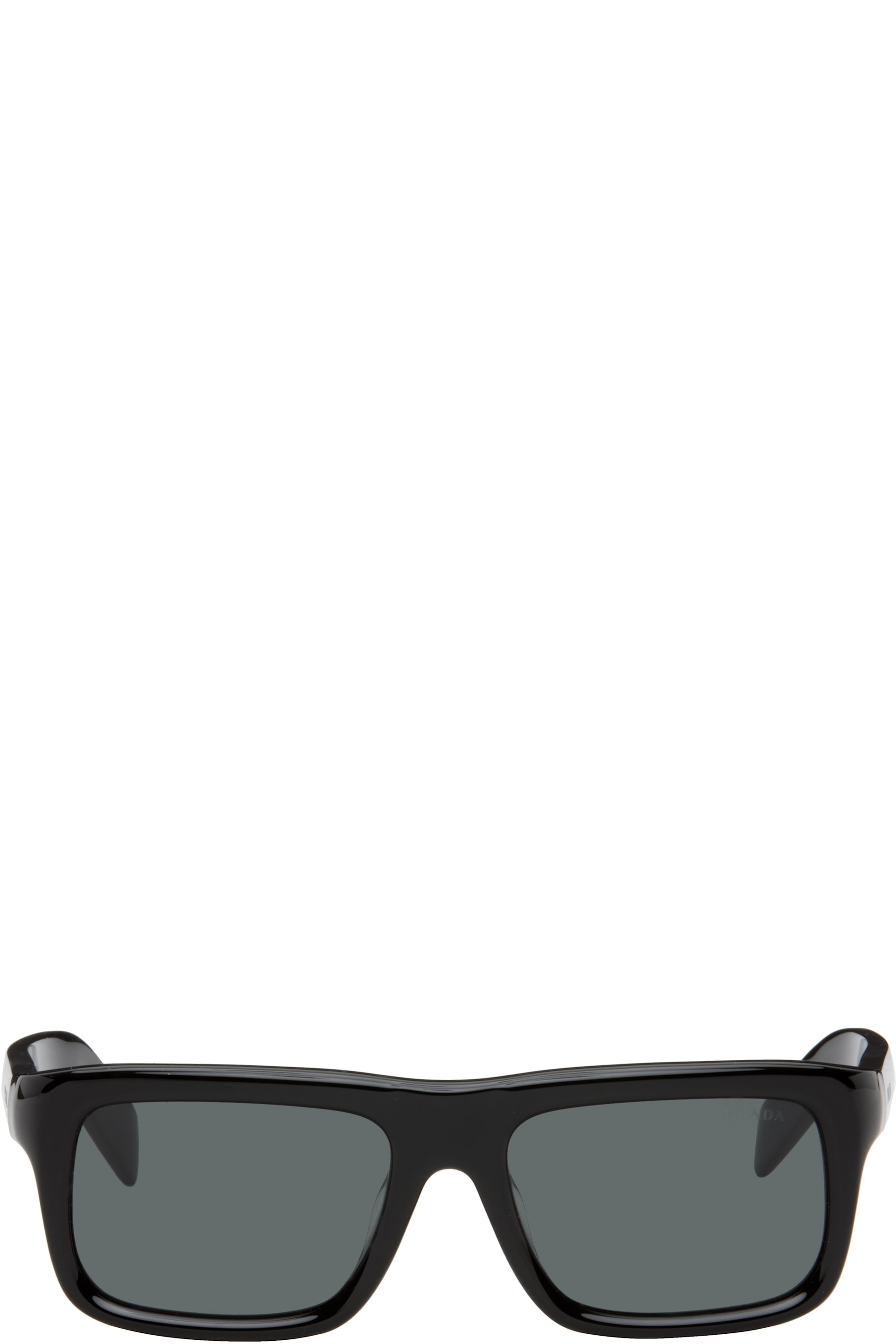 Prada Eyewear - 블랙 스퀘어 선글라스