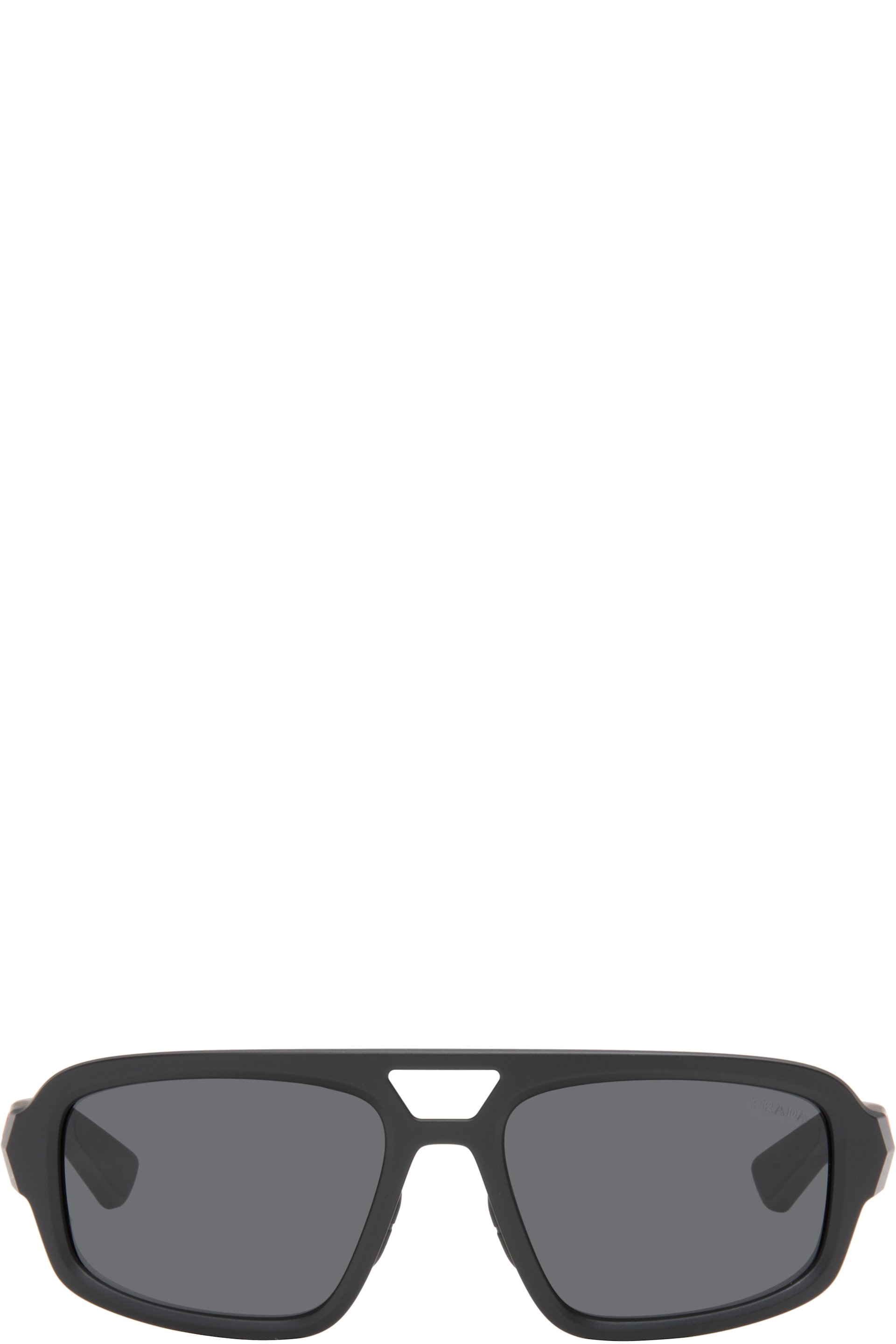 Prada Eyewear - Black Linea Rossa Sunglasses