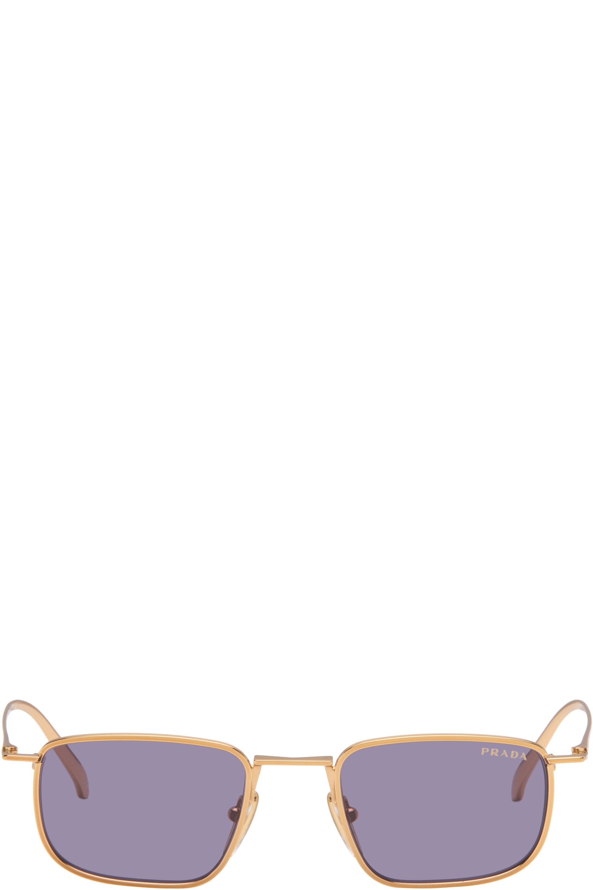 Prada Eyewear - Gold PR D52S Sunglasses