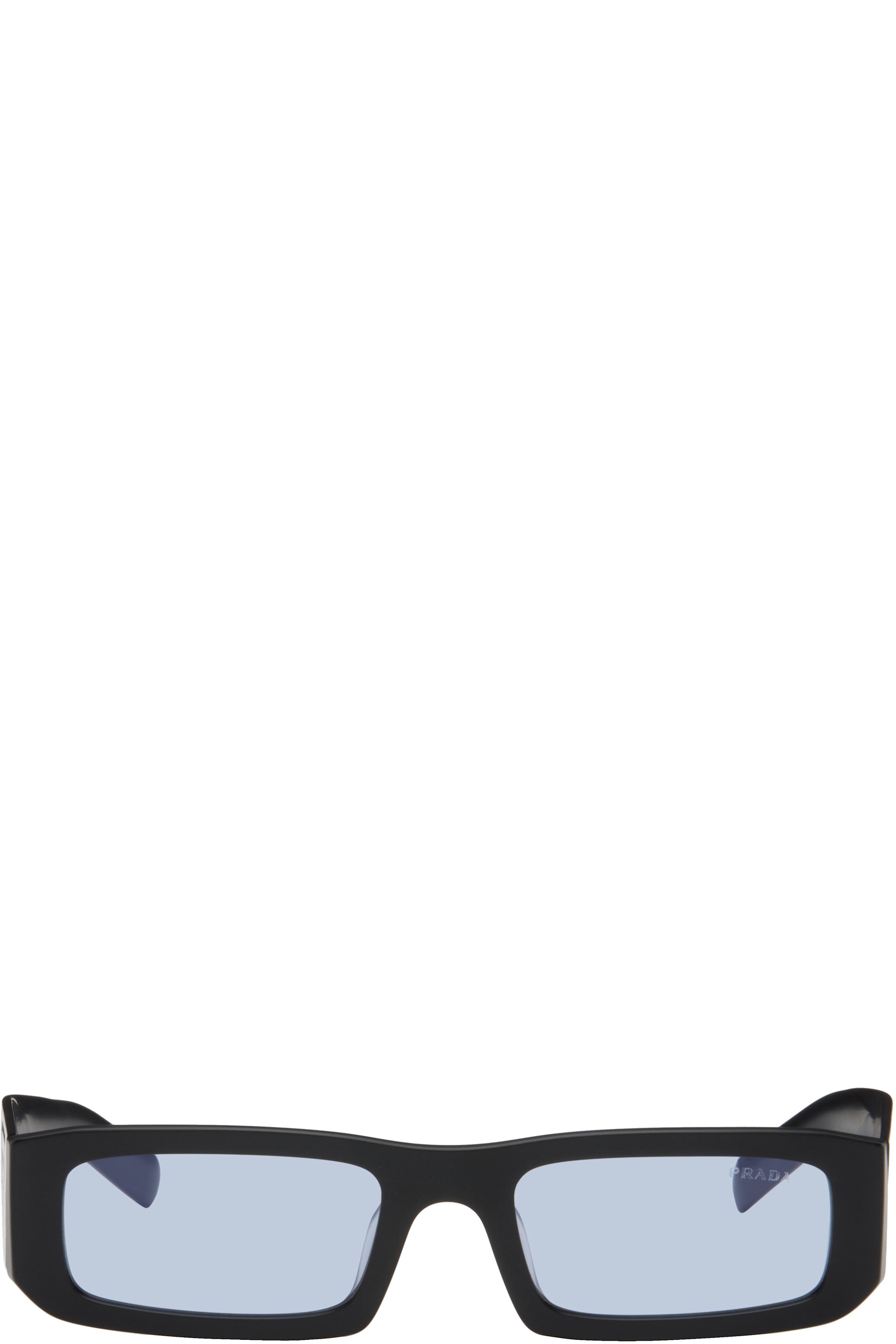 Prada Eyewear - Black Rectangular Sunglasses