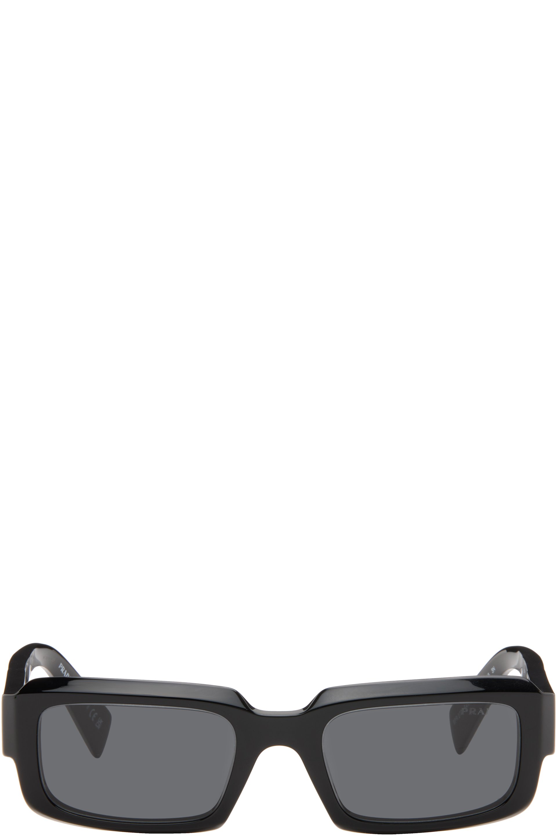 Prada Eyewear - Black 'Prada Symbole' Sunglasses