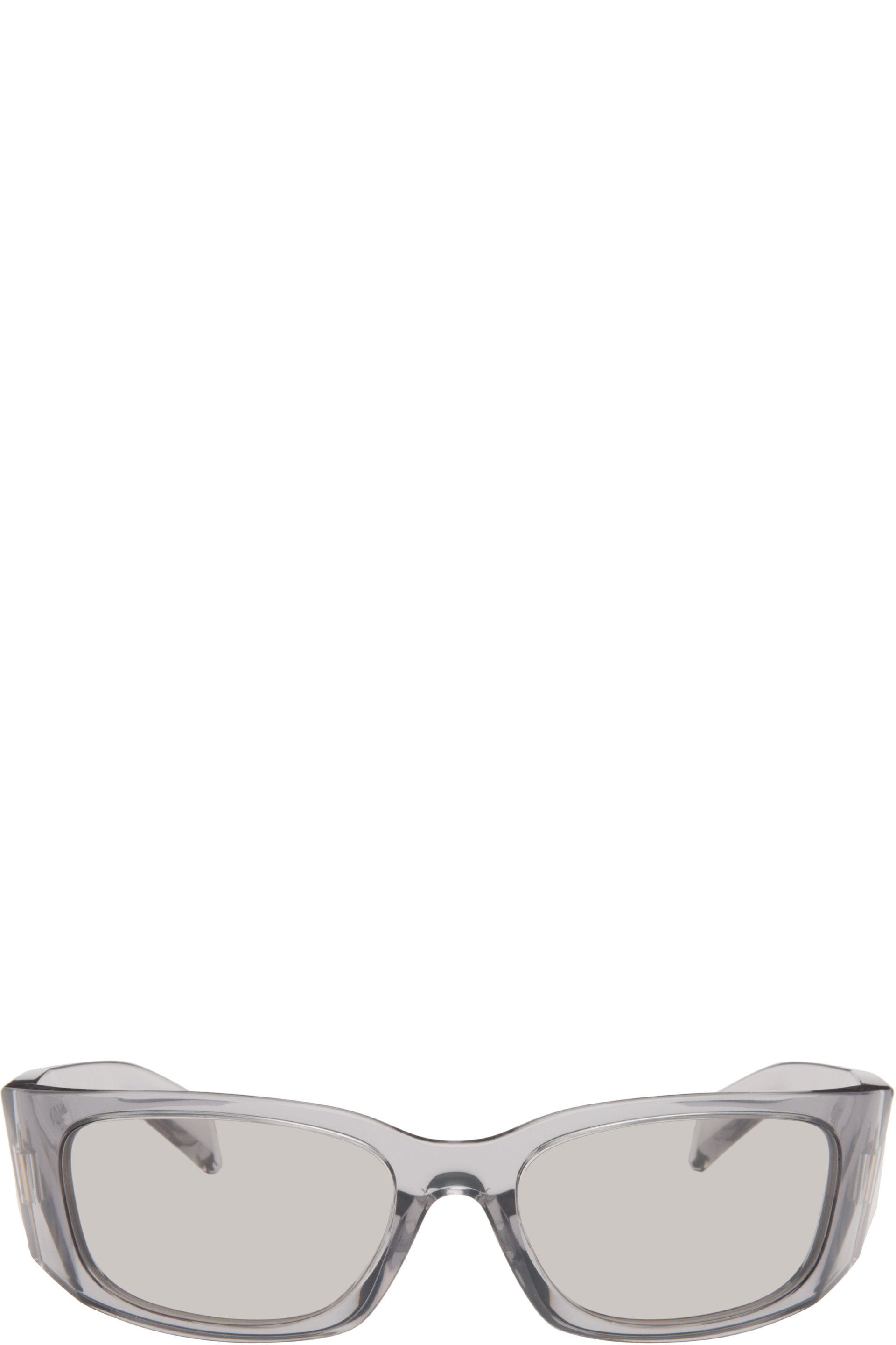 Prada Eyewear - Lunettes de soleil grises à logos Symbole