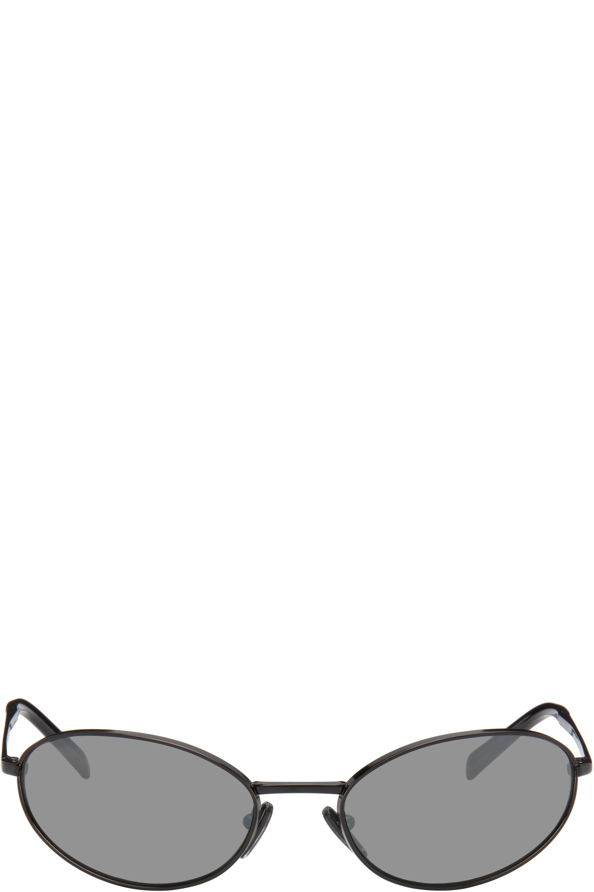 Prada Eyewear - 黑色徽标太阳镜