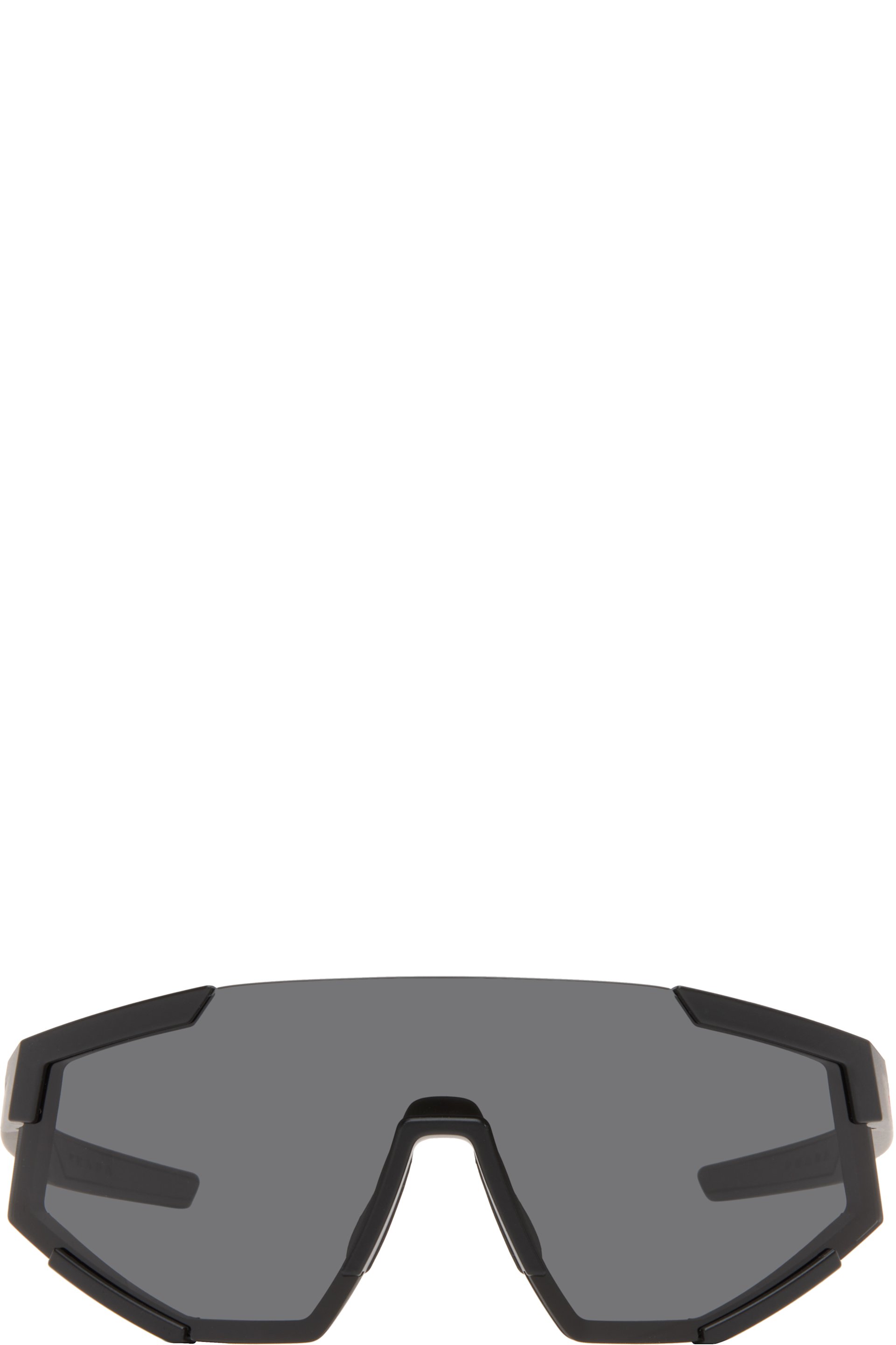 Prada Eyewear - Black 'Prada' Linea Rossa Impavid Sunglasses