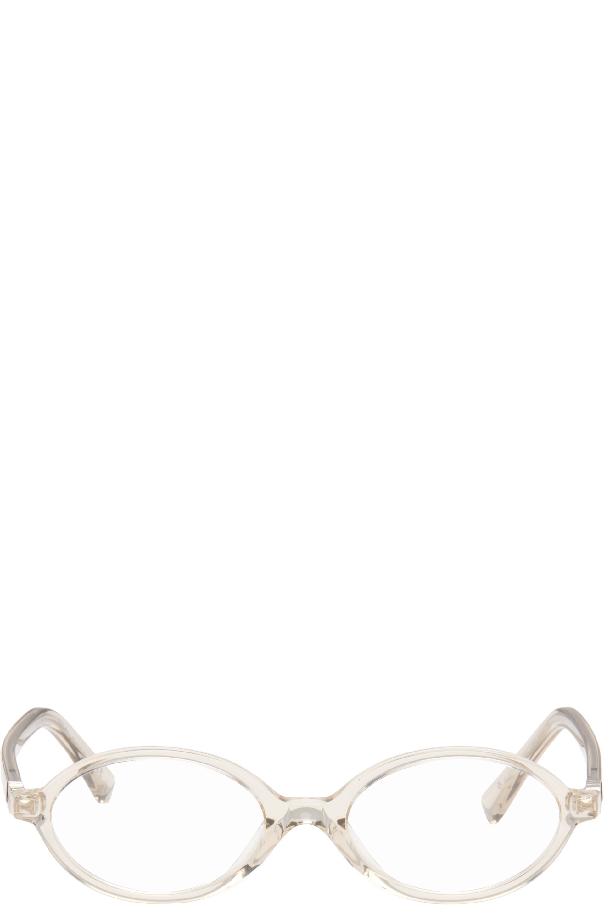 Miu Miu Eyewear - Lunettes transparentes à logos - Regard