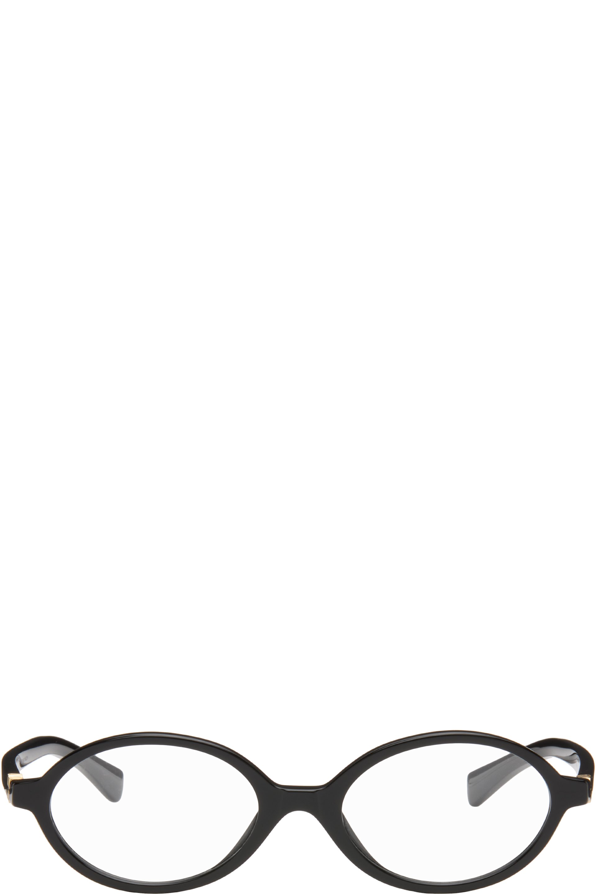 Miu Miu Eyewear - Lunettes ovales Breaking the Rules noires