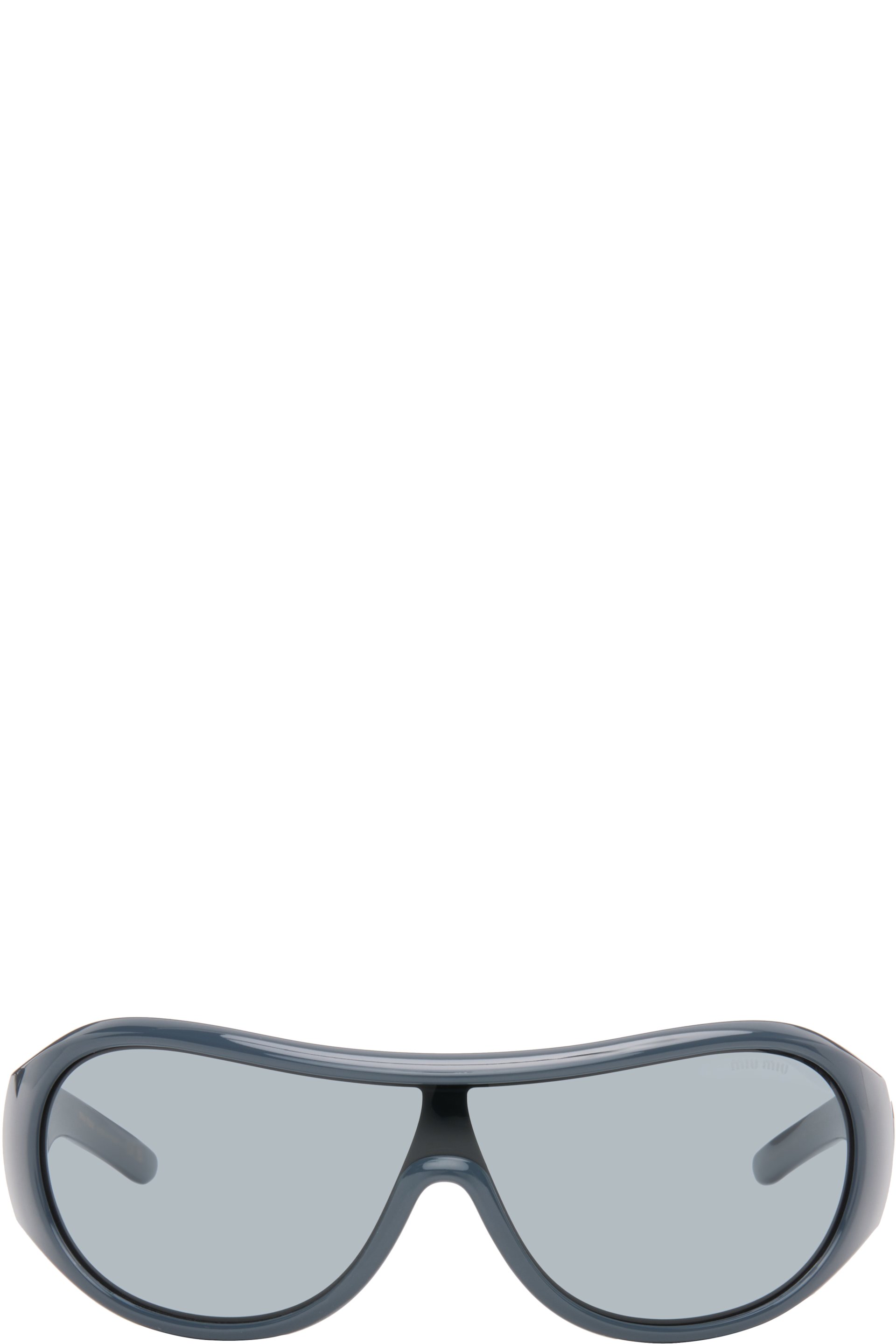 Miu Miu Eyewear - Blue 'Archive 2005' Sunglasses
