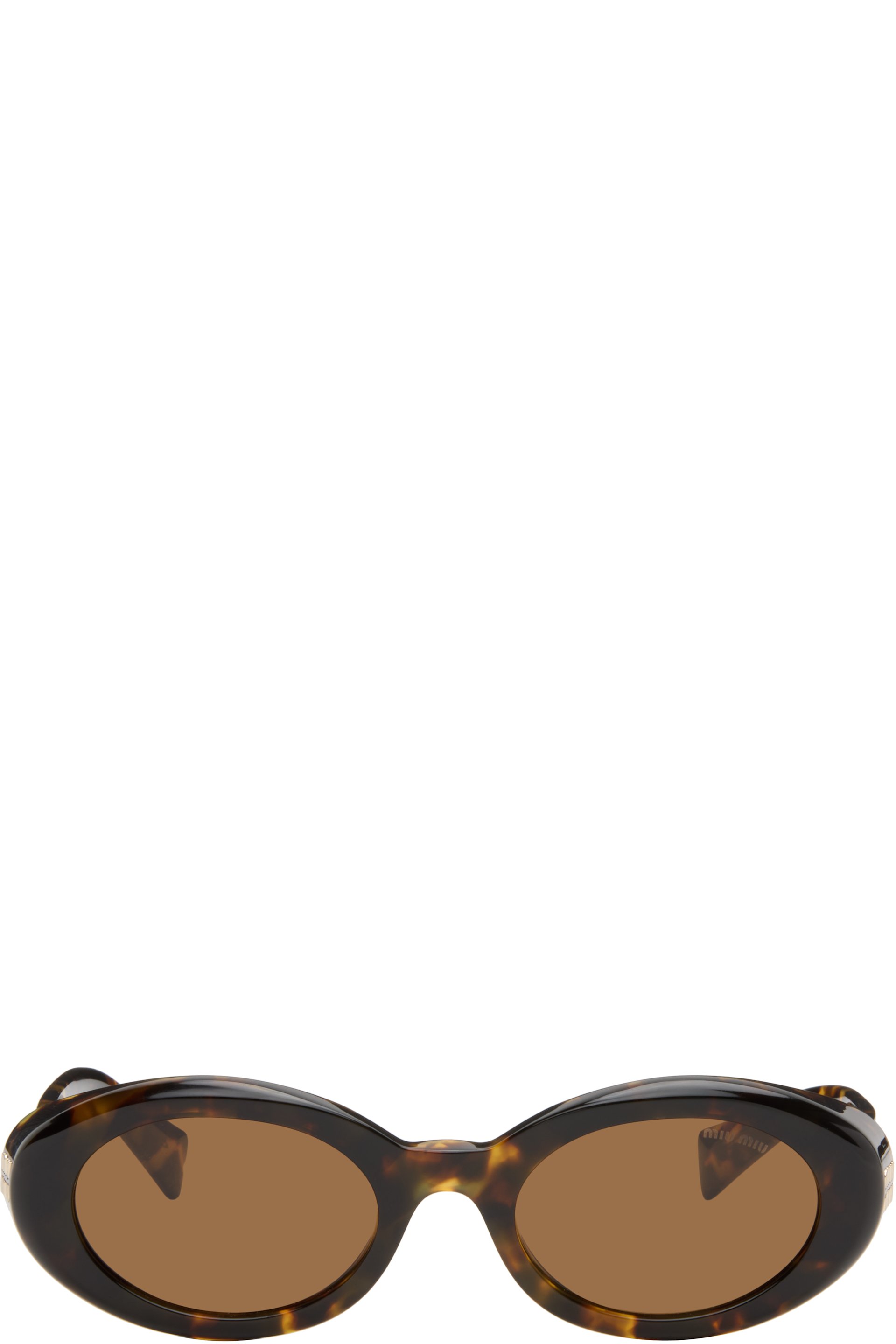 Miu Miu Eyewear - Lunettes de soleil Rêverie brunes