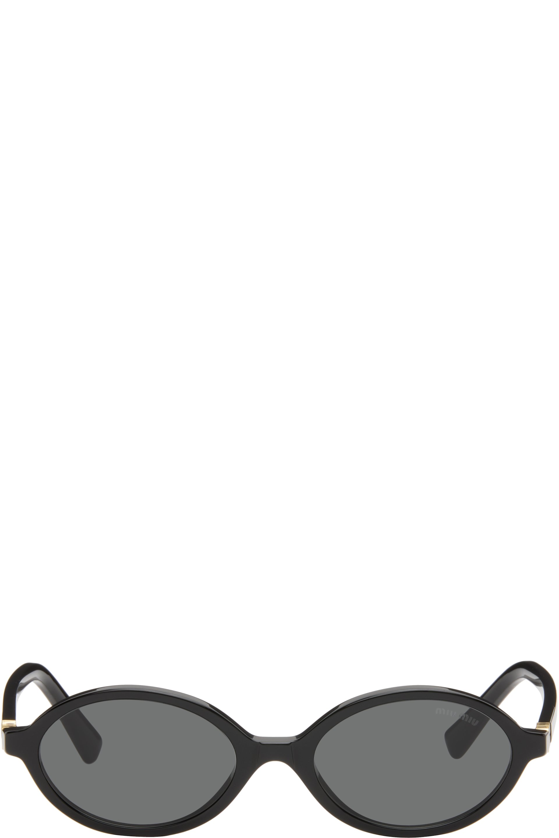 Miu Miu Eyewear - Lunettes de soleil Miu noires - Regard