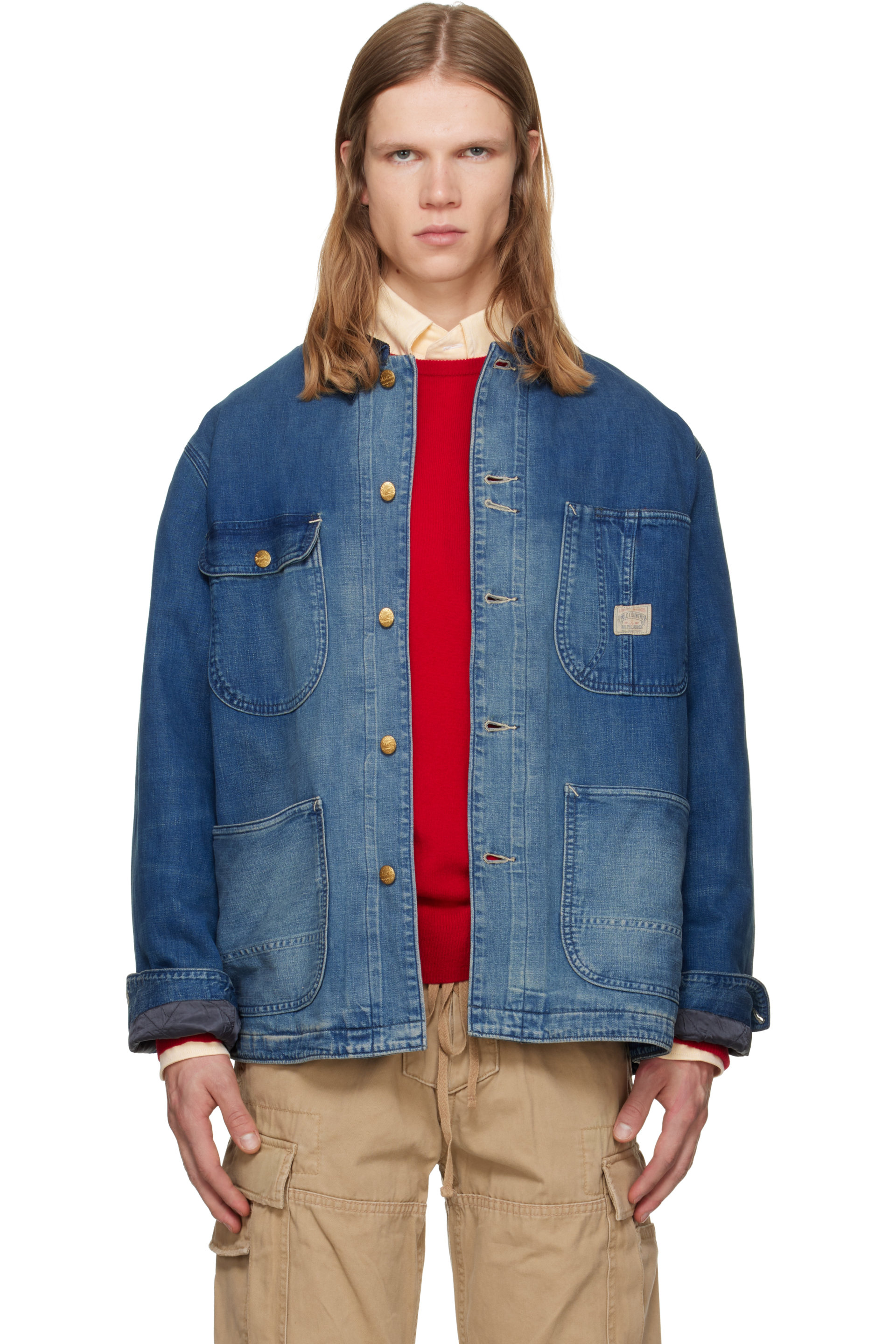 Polo Ralph Lauren - ブルー デニム ユーティリティジャケット