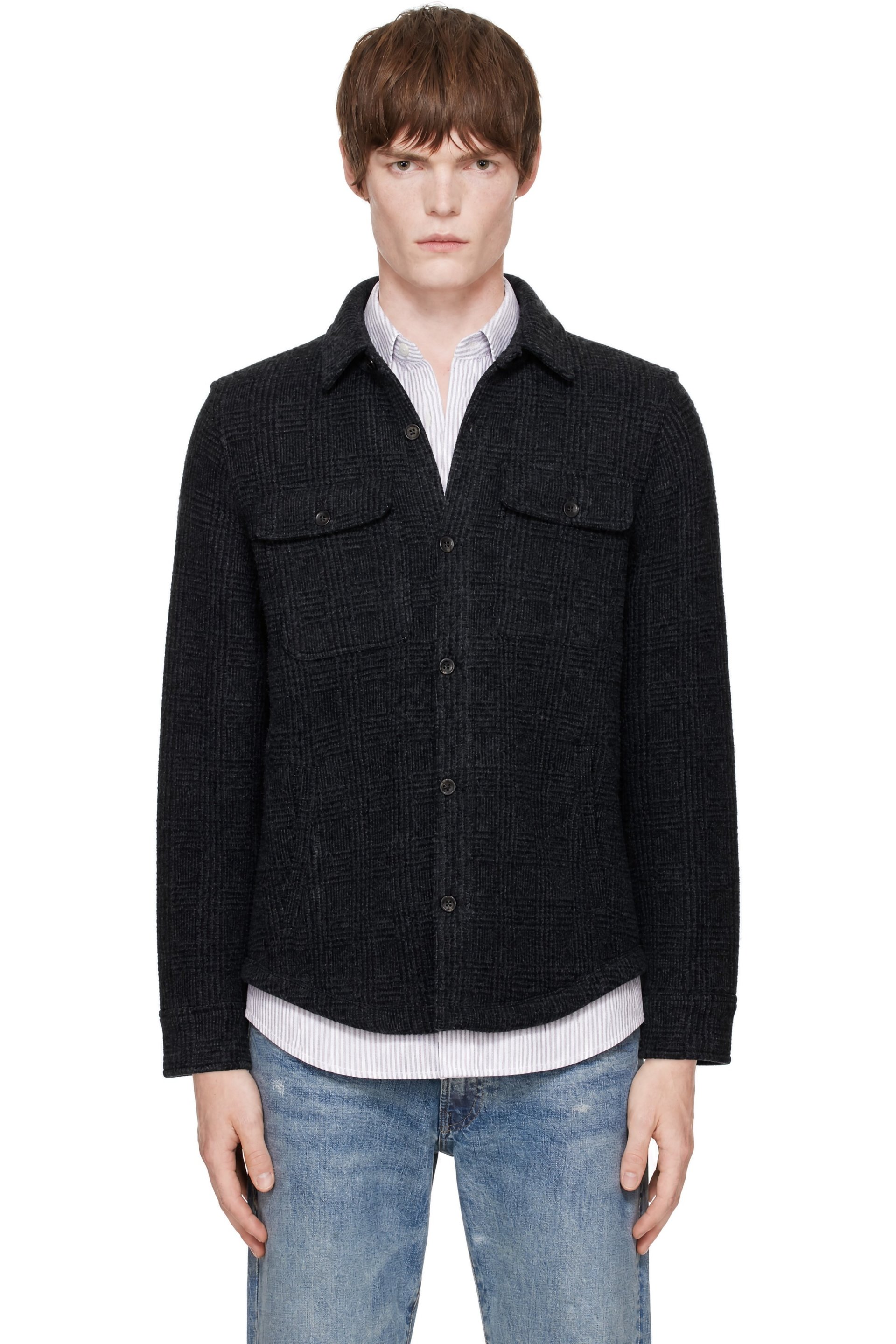 Polo Ralph Lauren - Gray Knit Wool Shirt