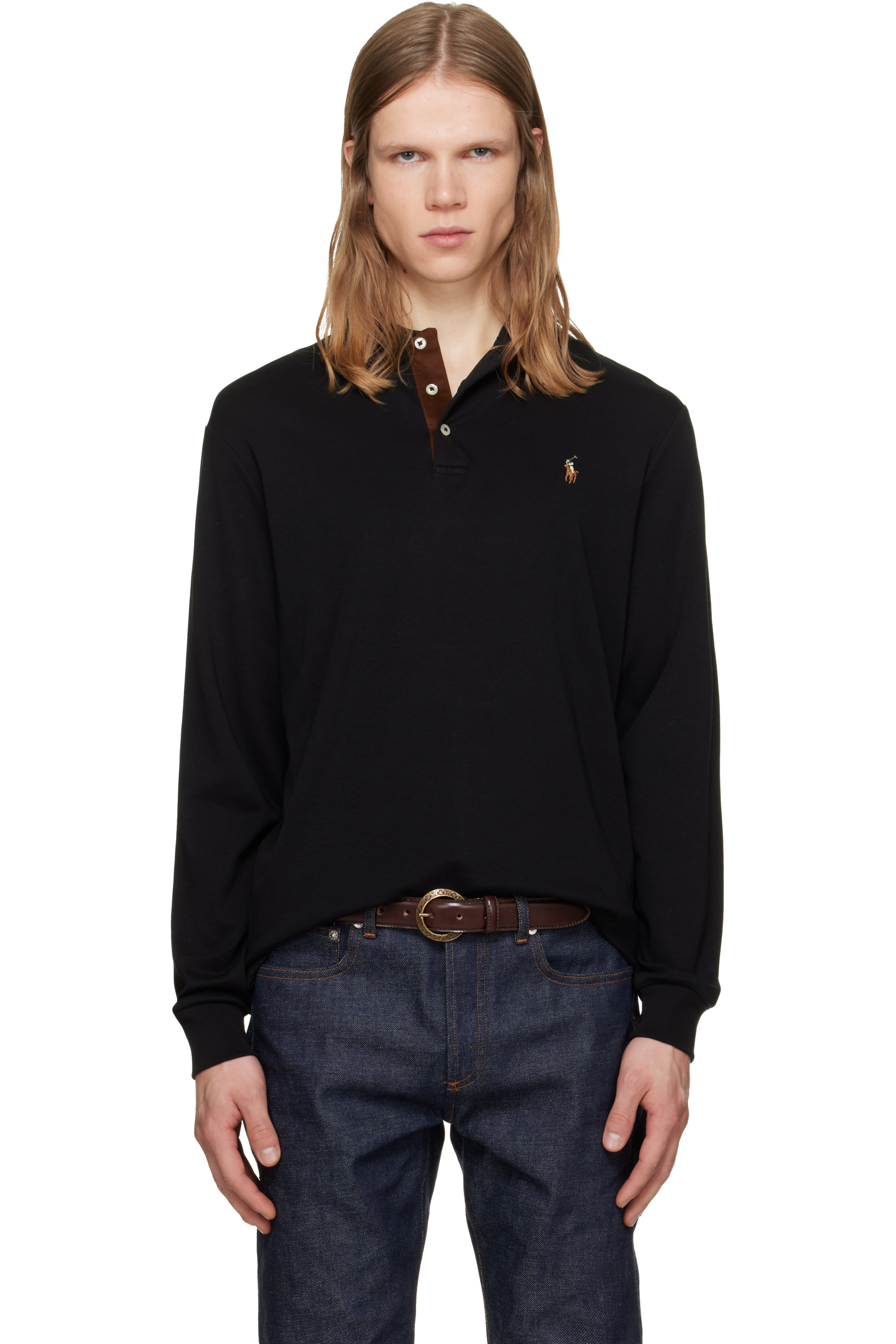 Polo Ralph Lauren - ブラック クラシックフィット ソフトコットン ポロシャツ