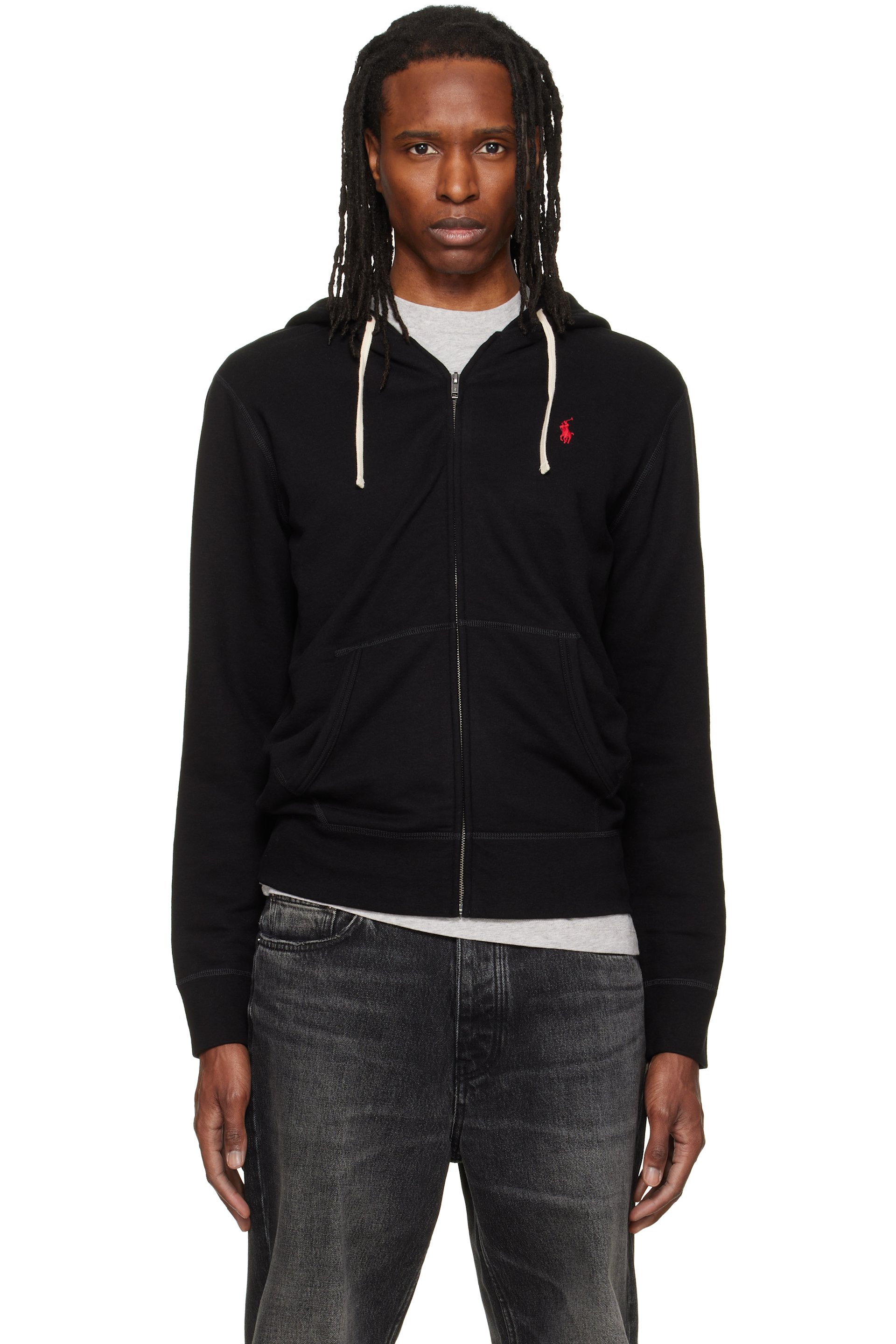 Polo Ralph Lauren - Black Fleece Full-Zip Hoodie