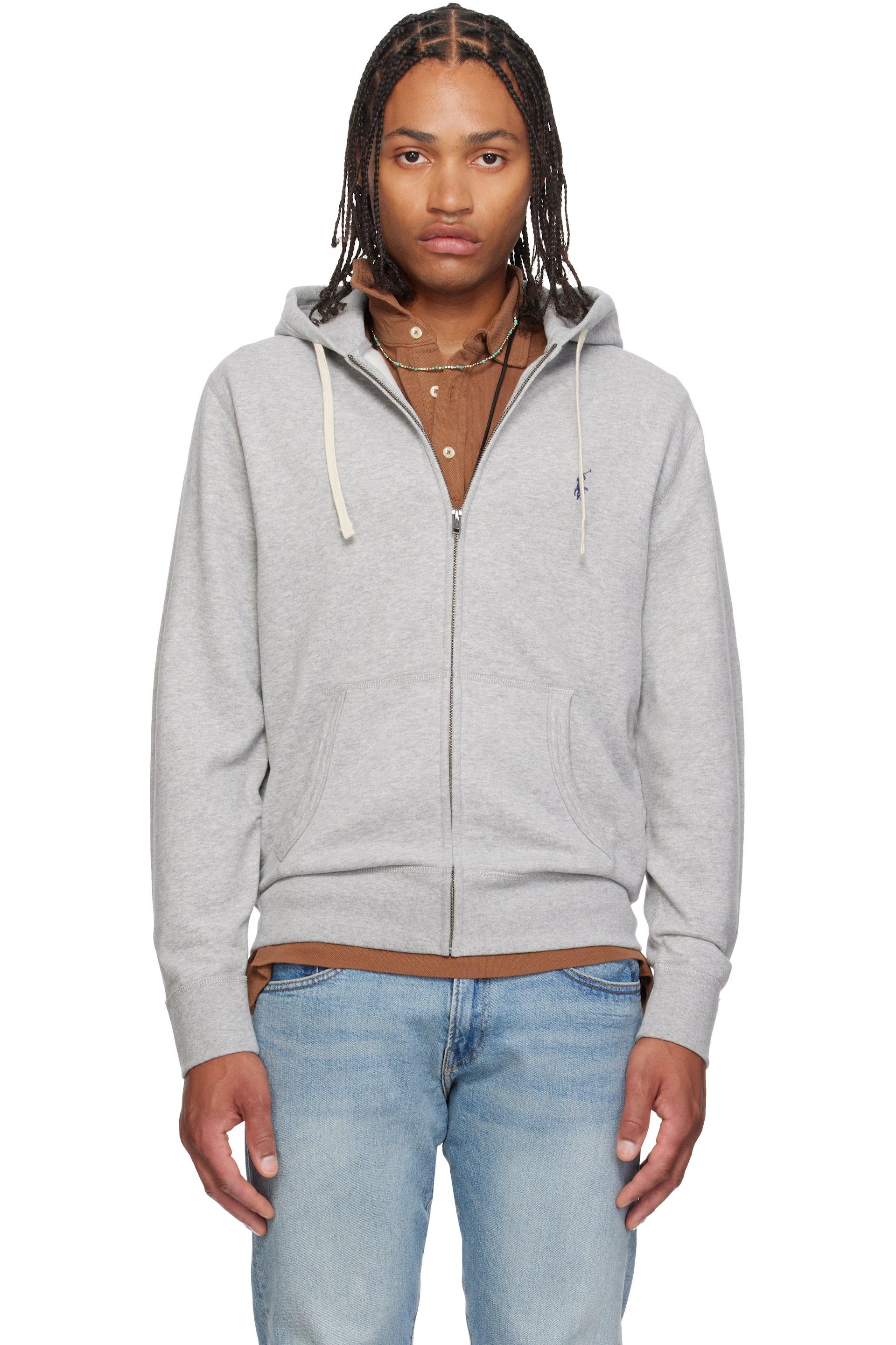 Polo Ralph Lauren - Gray Fleece Zip Hoodie