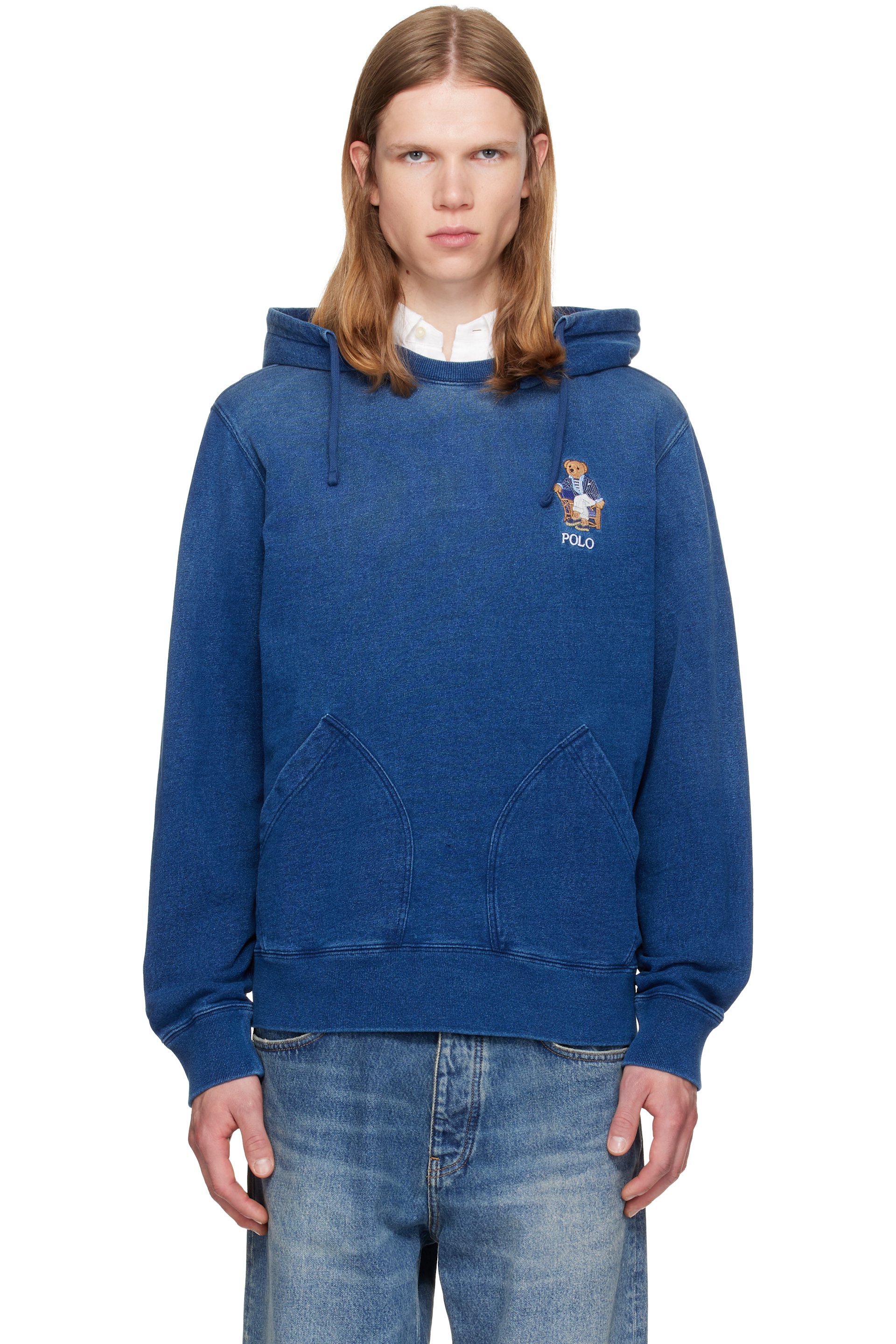 Polo Ralph Lauren - Indigo Polo Bear Terry Hoodie