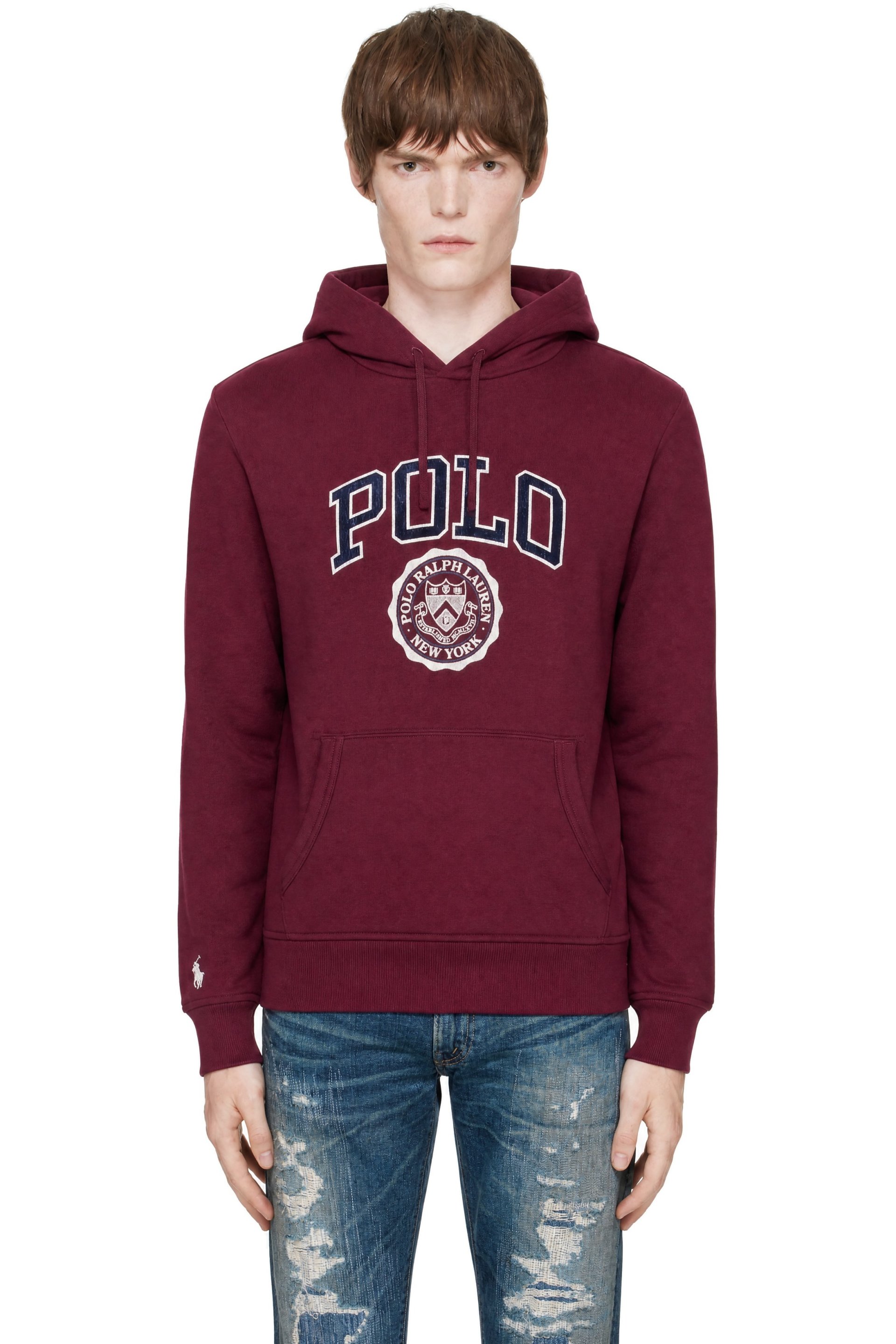 Polo Ralph Lauren - Burgundy Logo Fleece Hoodie