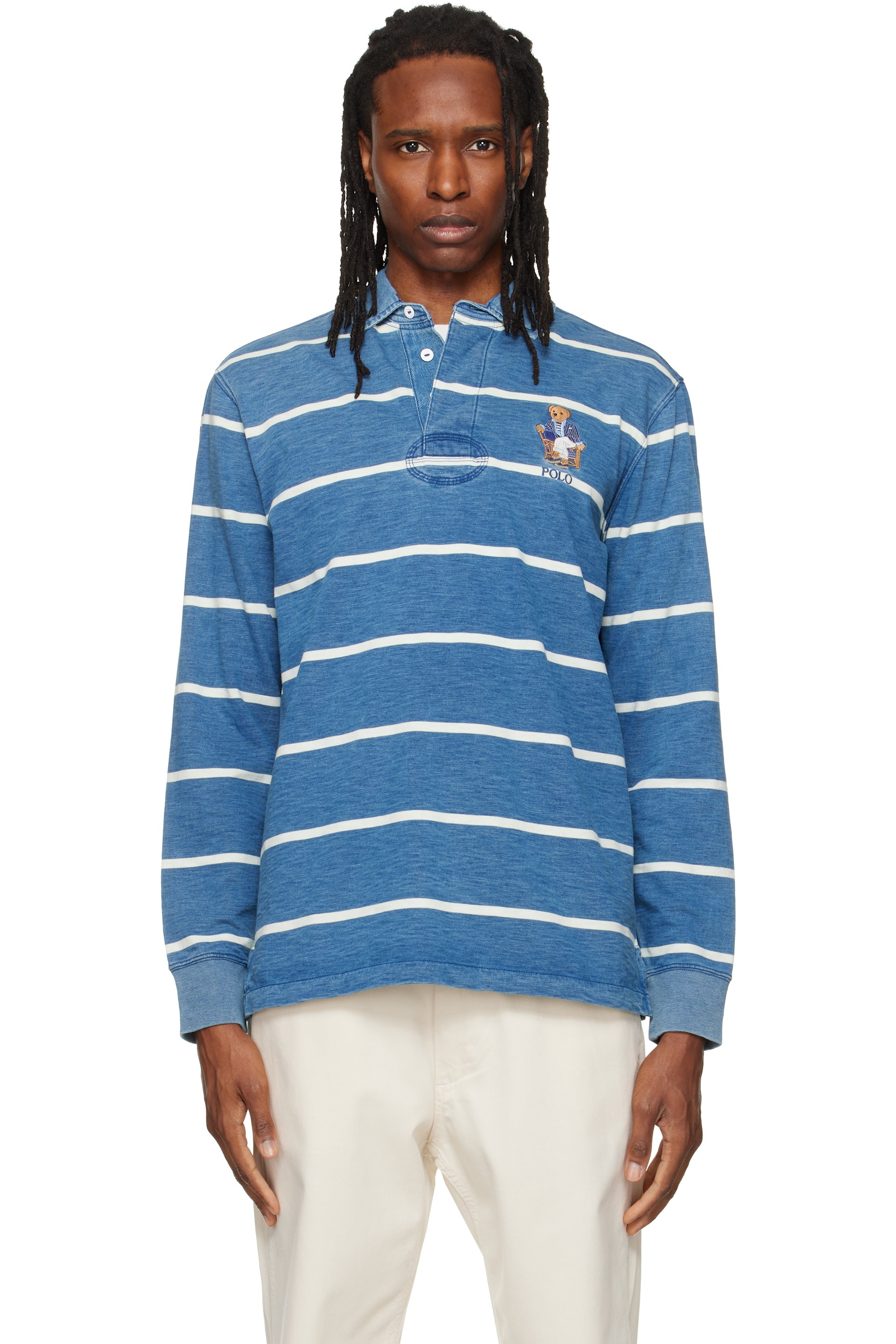 Polo Ralph Lauren - Navy Classic Fit Polo Bear Rugby Polo