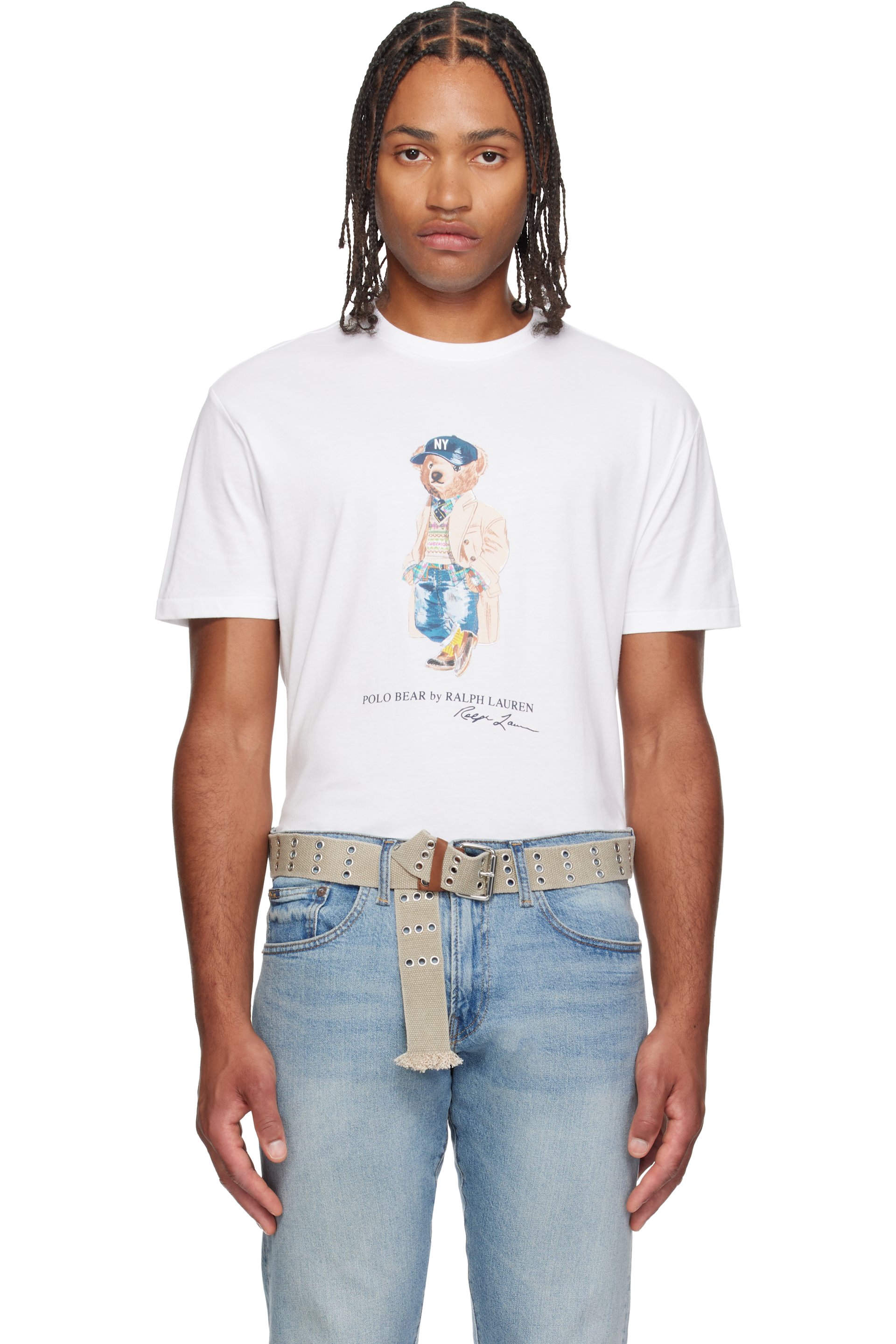 Polo Ralph Lauren - White Polo Bear Classic Fit T-shirt