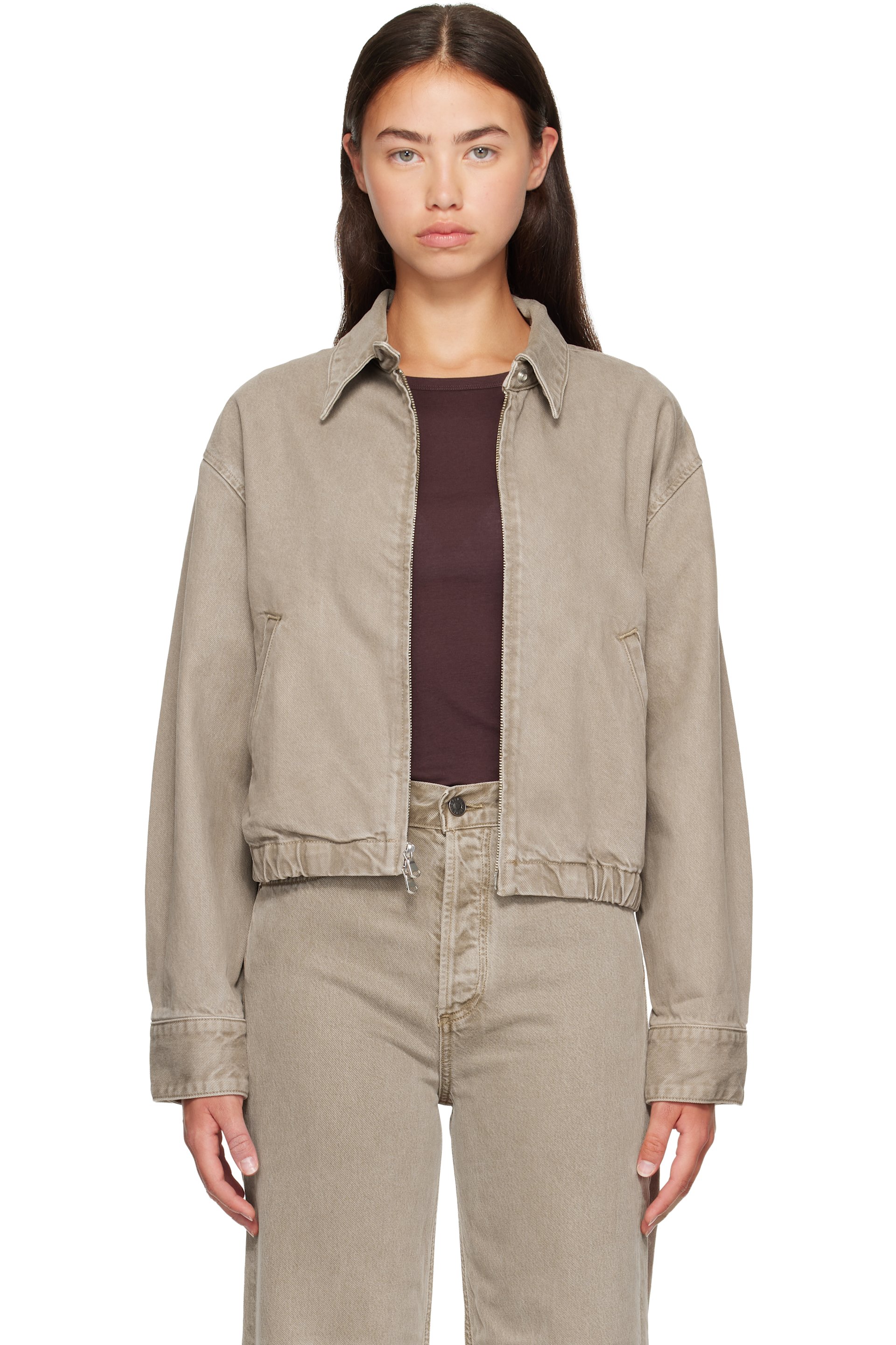 AGOLDE - Beige Nile Jacket