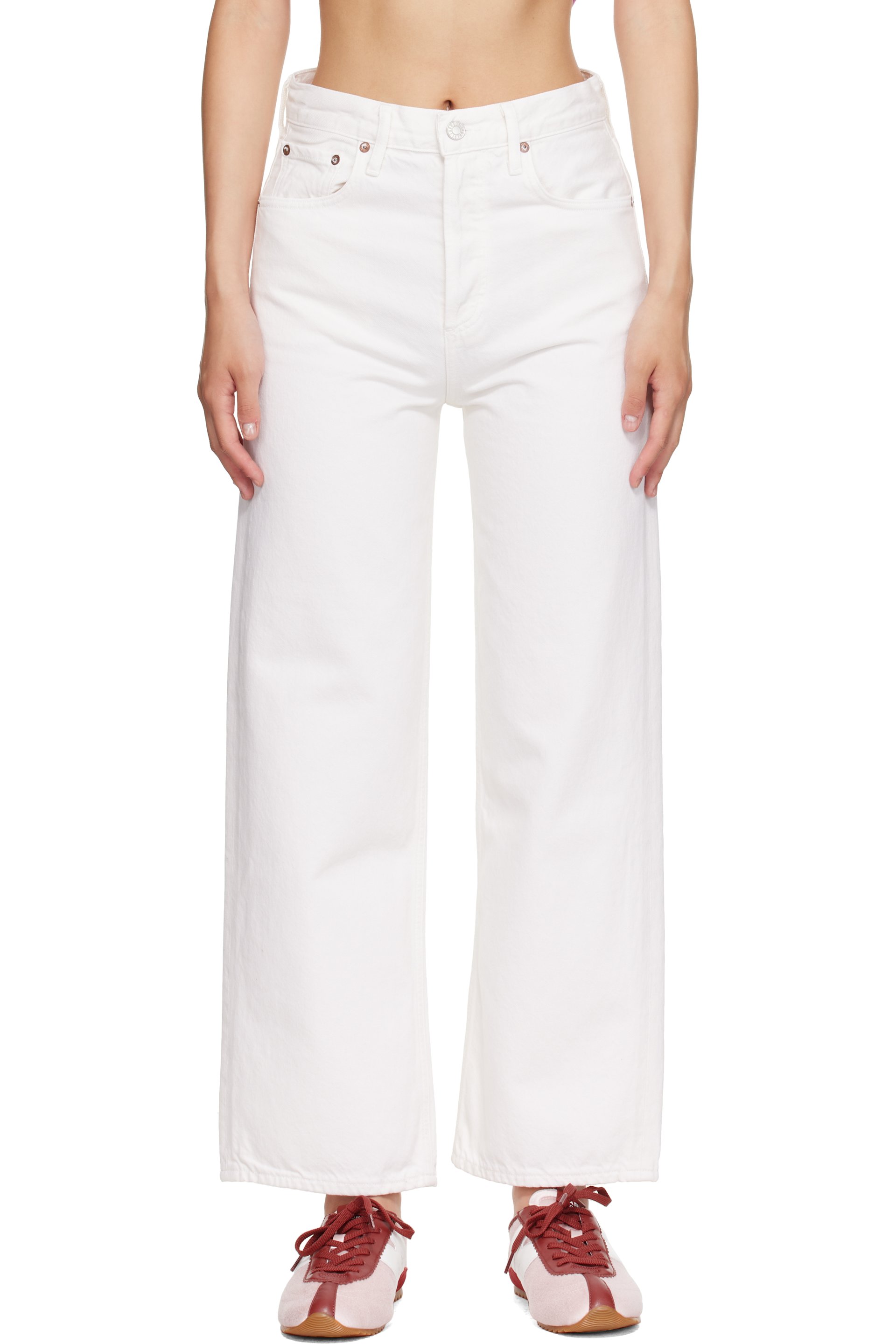 AGOLDE - White Ren Jeans