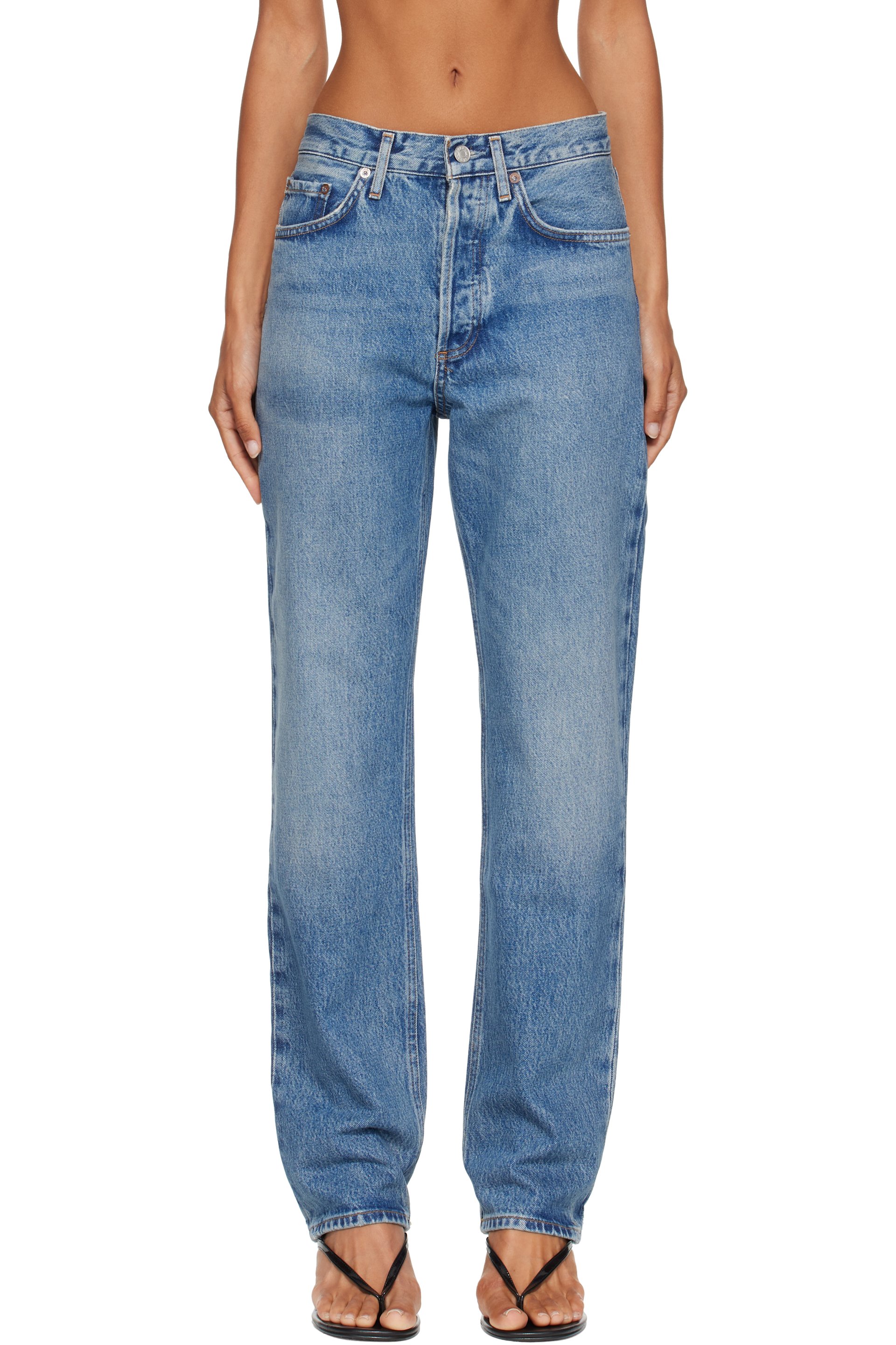 AGOLDE - Blue Lana Jeans