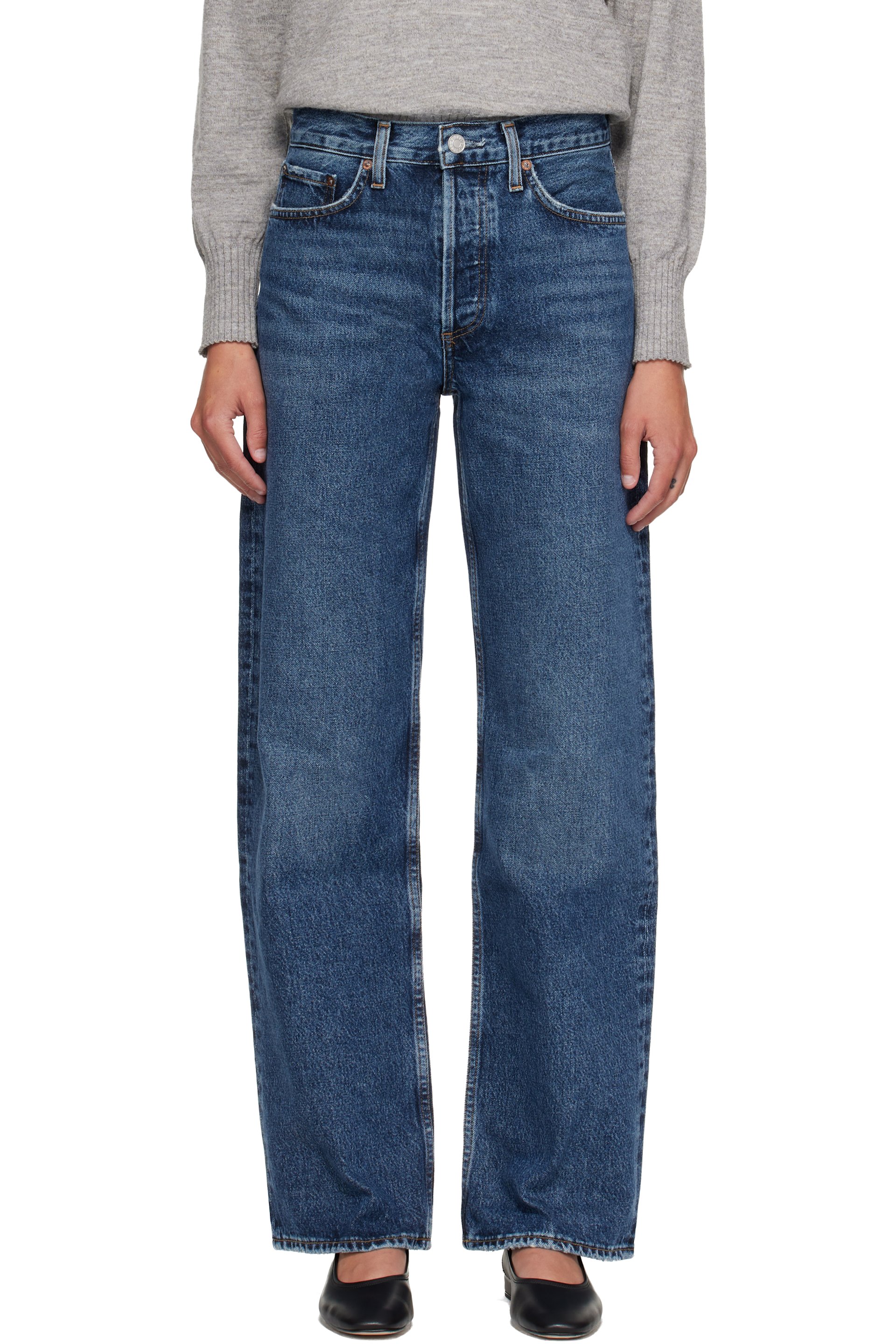 AGOLDE - Blue Arc Jeans