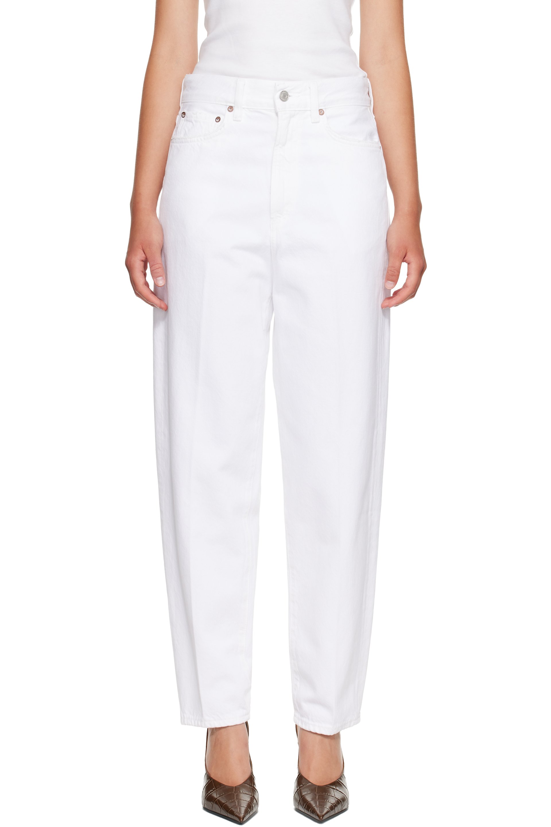 AGOLDE - White 80's Jeans