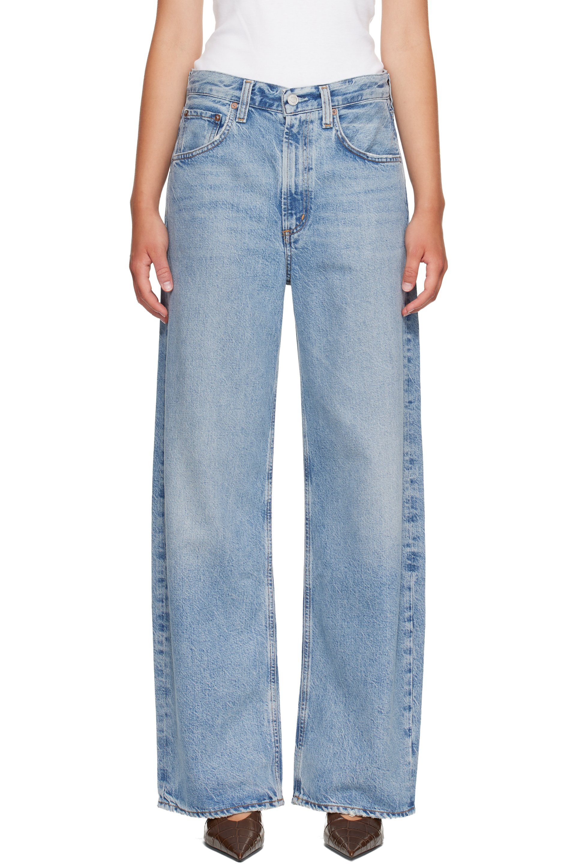 AGOLDE - Blue Low Curve Jeans