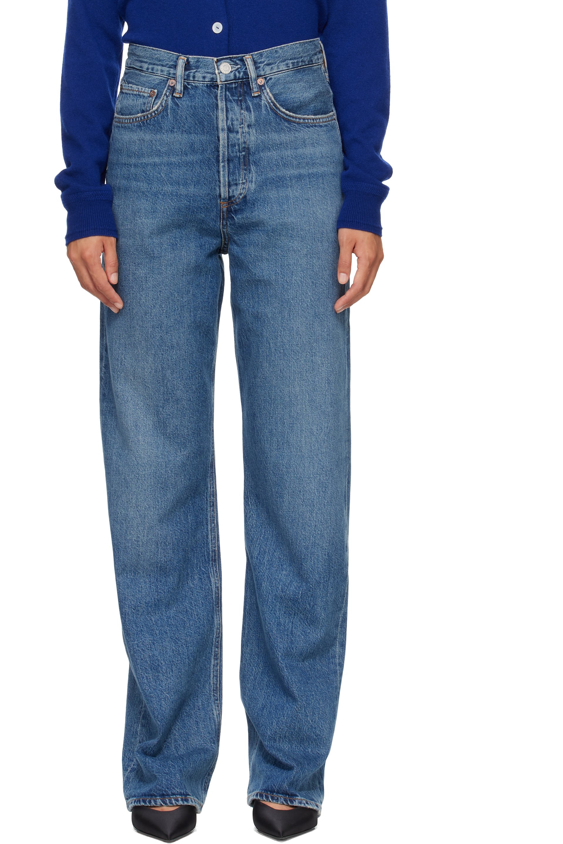 AGOLDE - Blue Vintage Loose Jeans