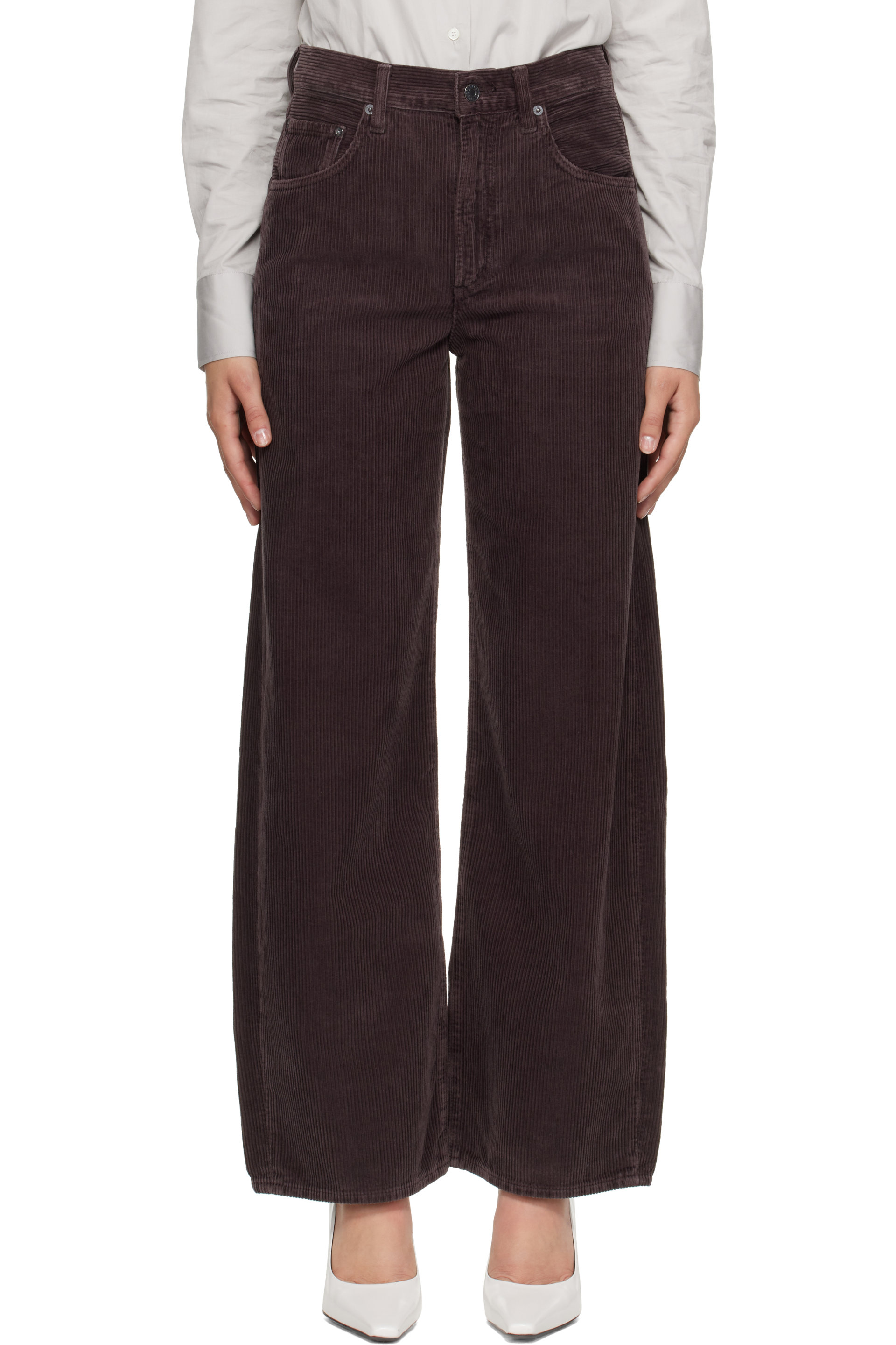 AGOLDE - Brown Low Curve Jeans