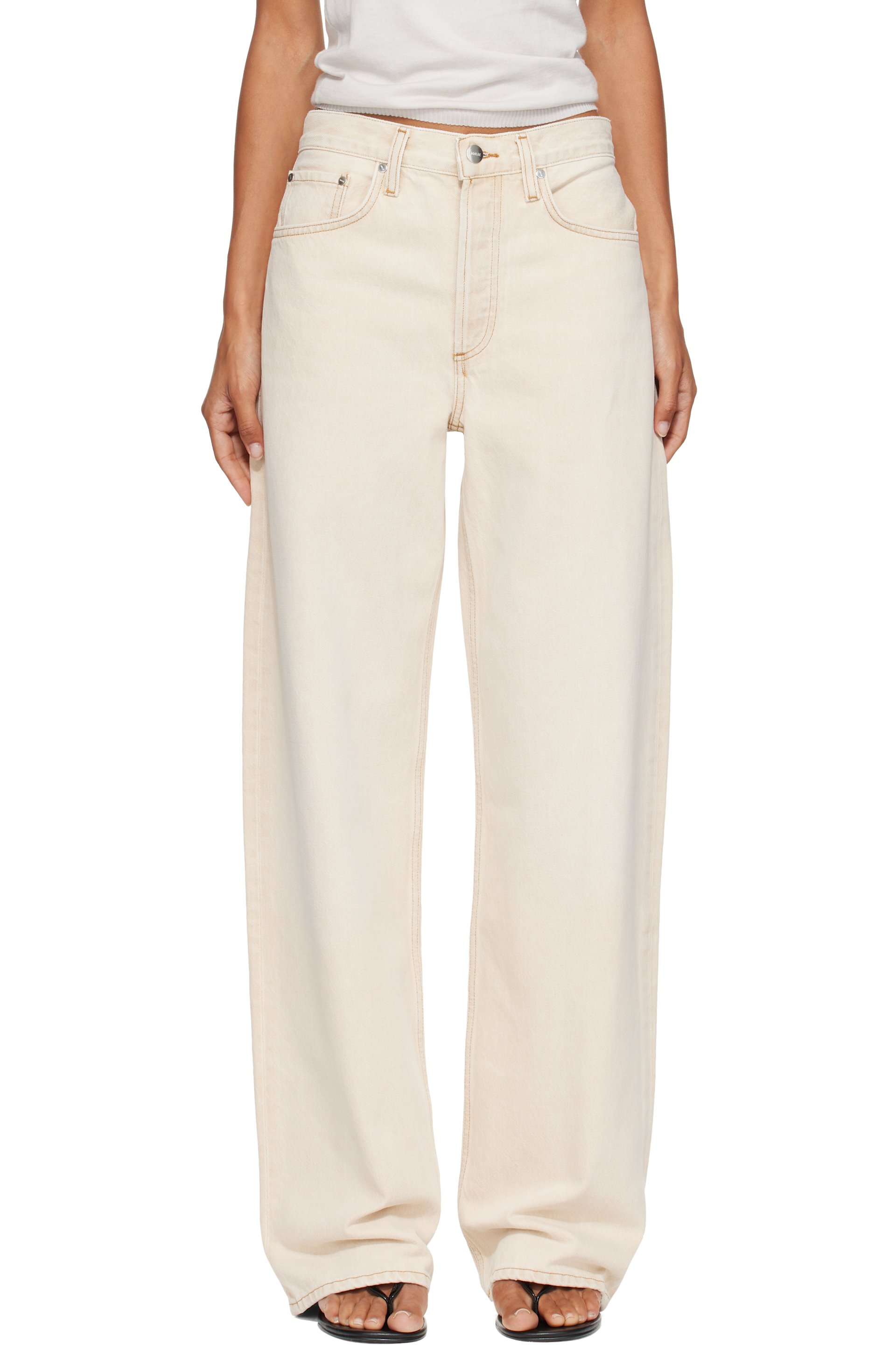 AGOLDE - Beige Arc Jean 32 Jeans