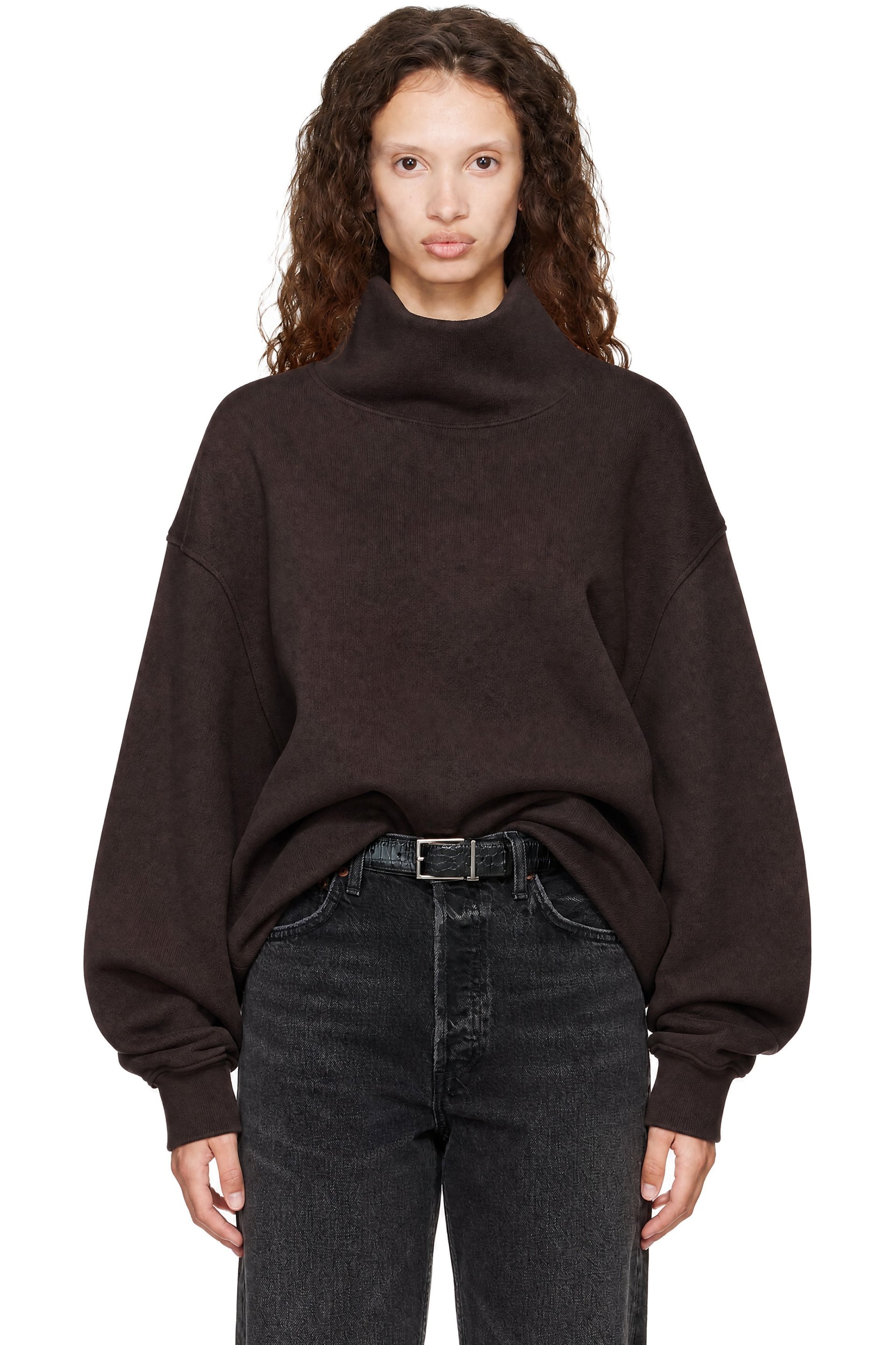 AGOLDE - Brown Jenning Sweatshirt