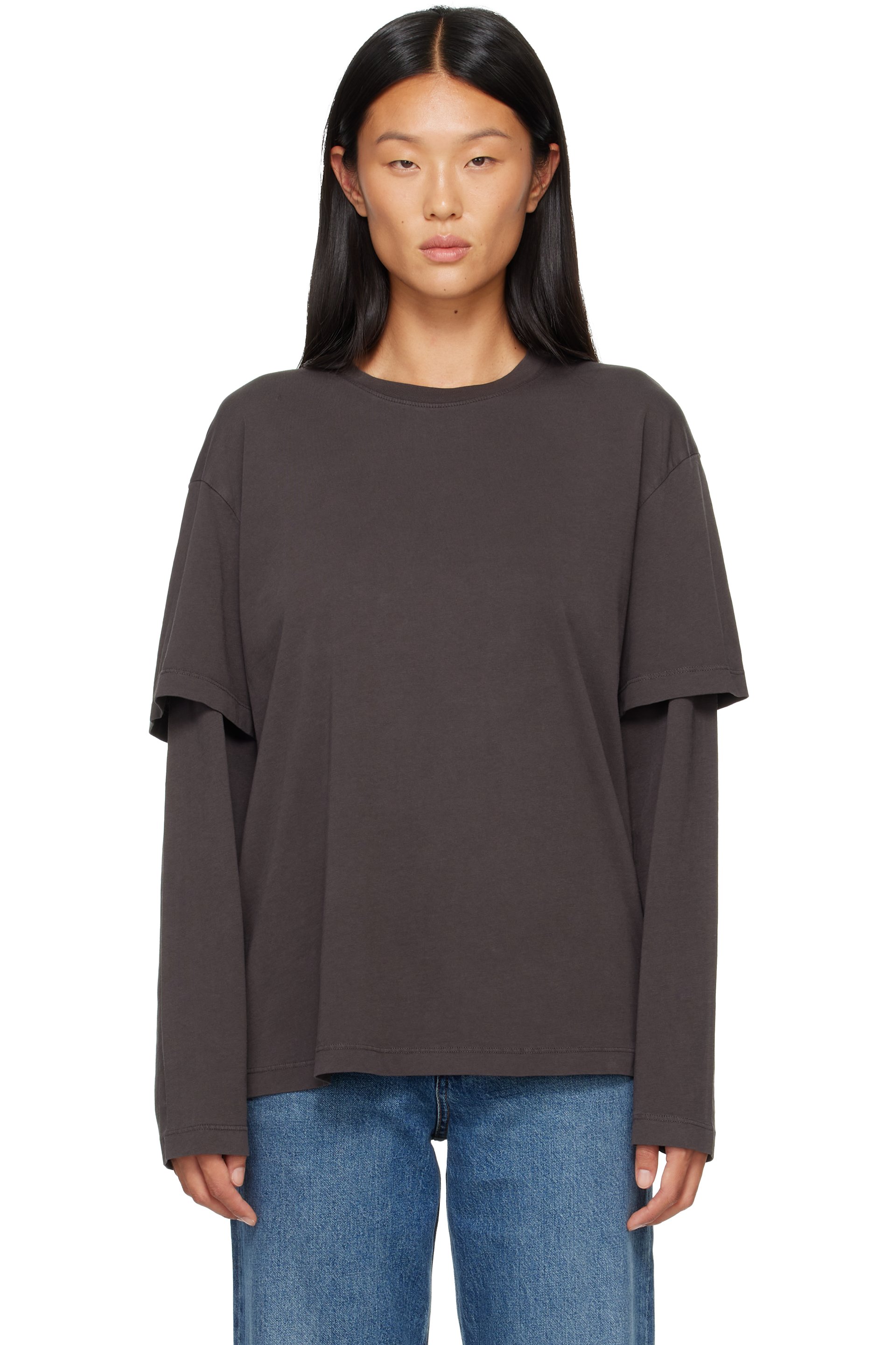 AGOLDE - Brown Lois T-shirt