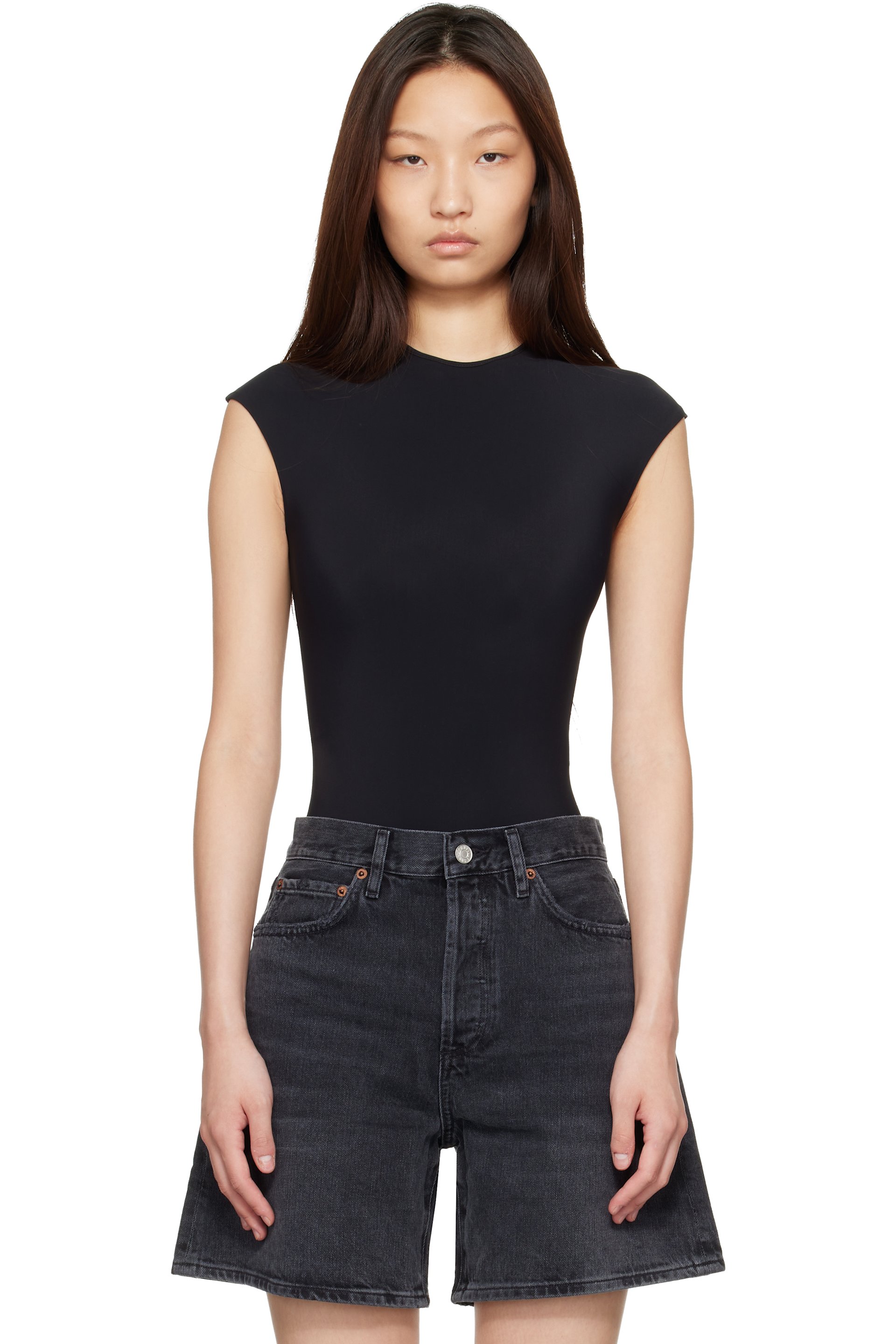 AGOLDE - Black Agata Bodysuit