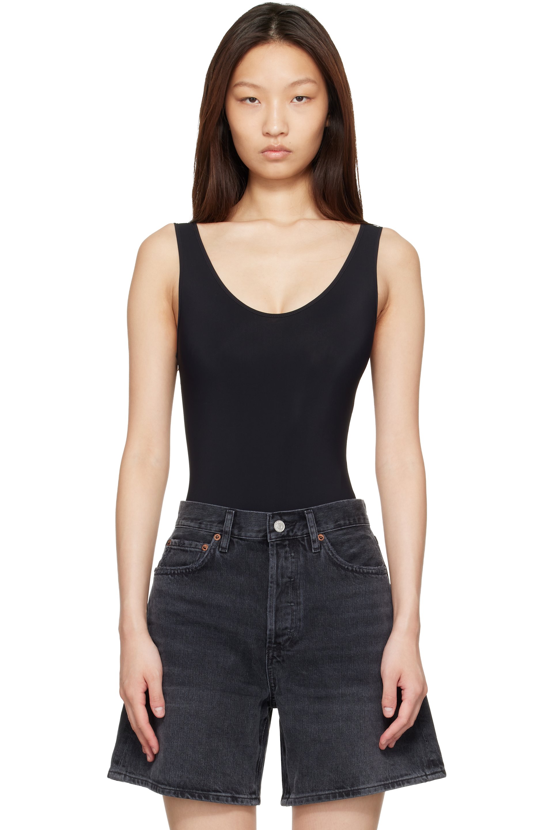 AGOLDE - Black Tora Bodysuit