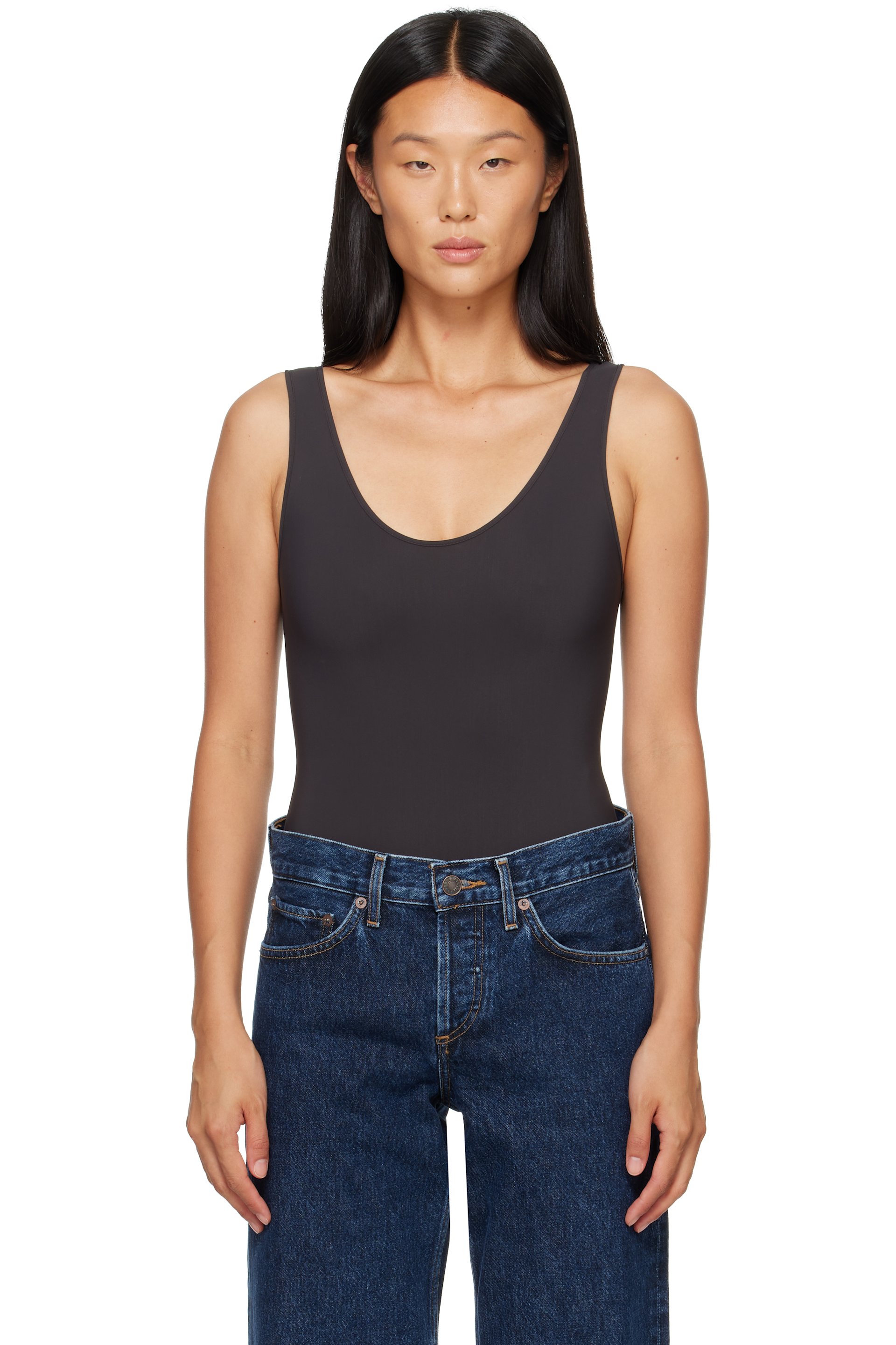 AGOLDE - Brown Tora Bodysuit