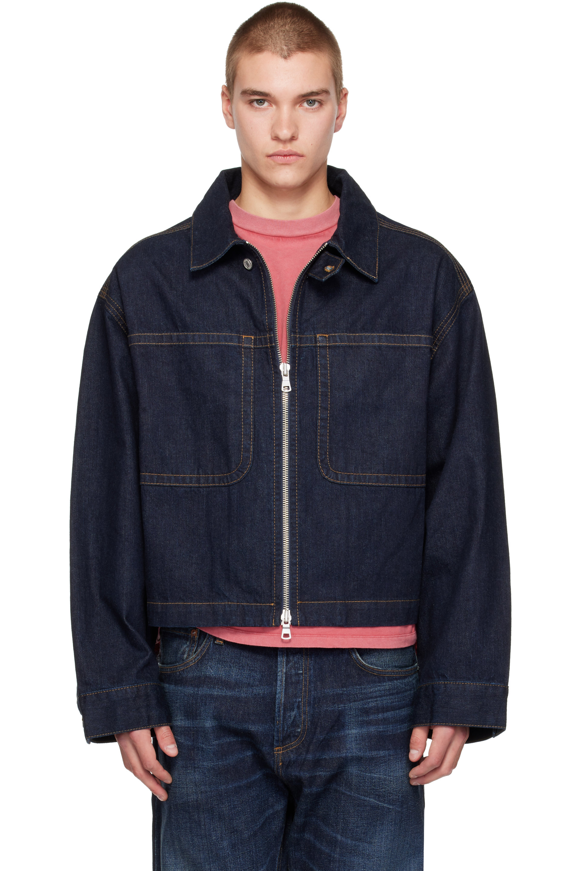 AGOLDE - Navy Croydon Jacket