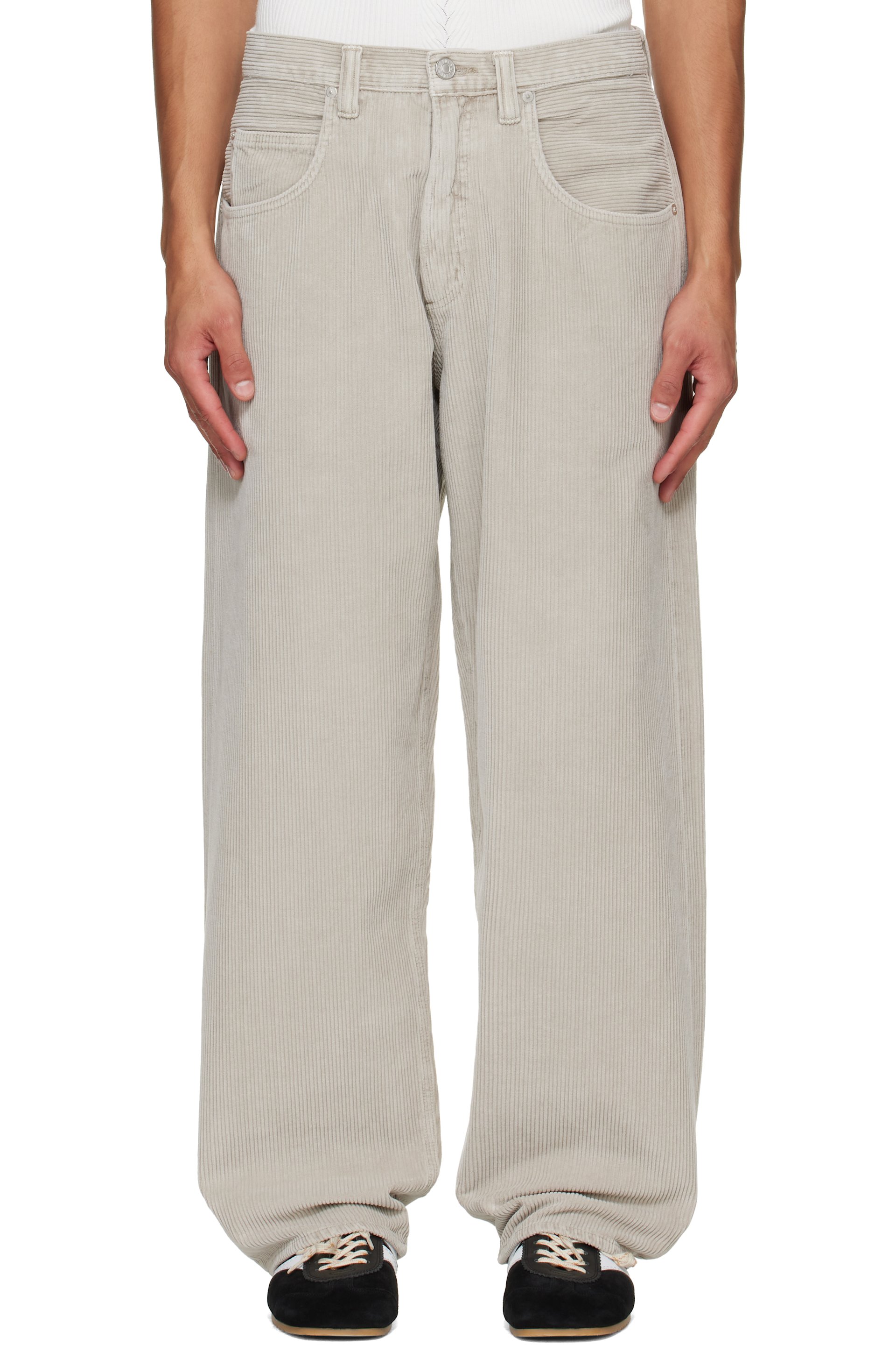 AGOLDE - Gray Fusion Trousers