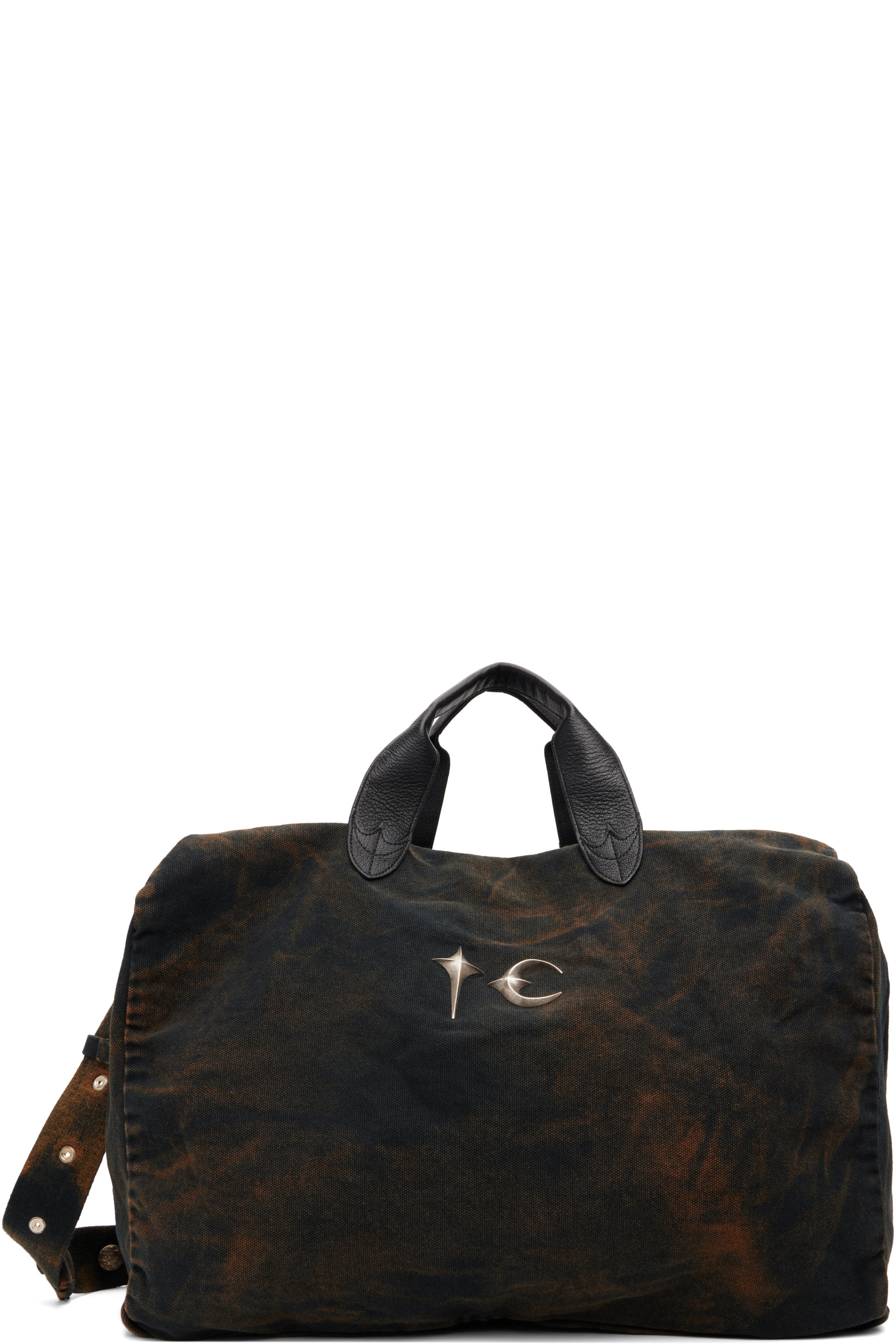 Thug Club - Sac de sport noir en canevas lavé