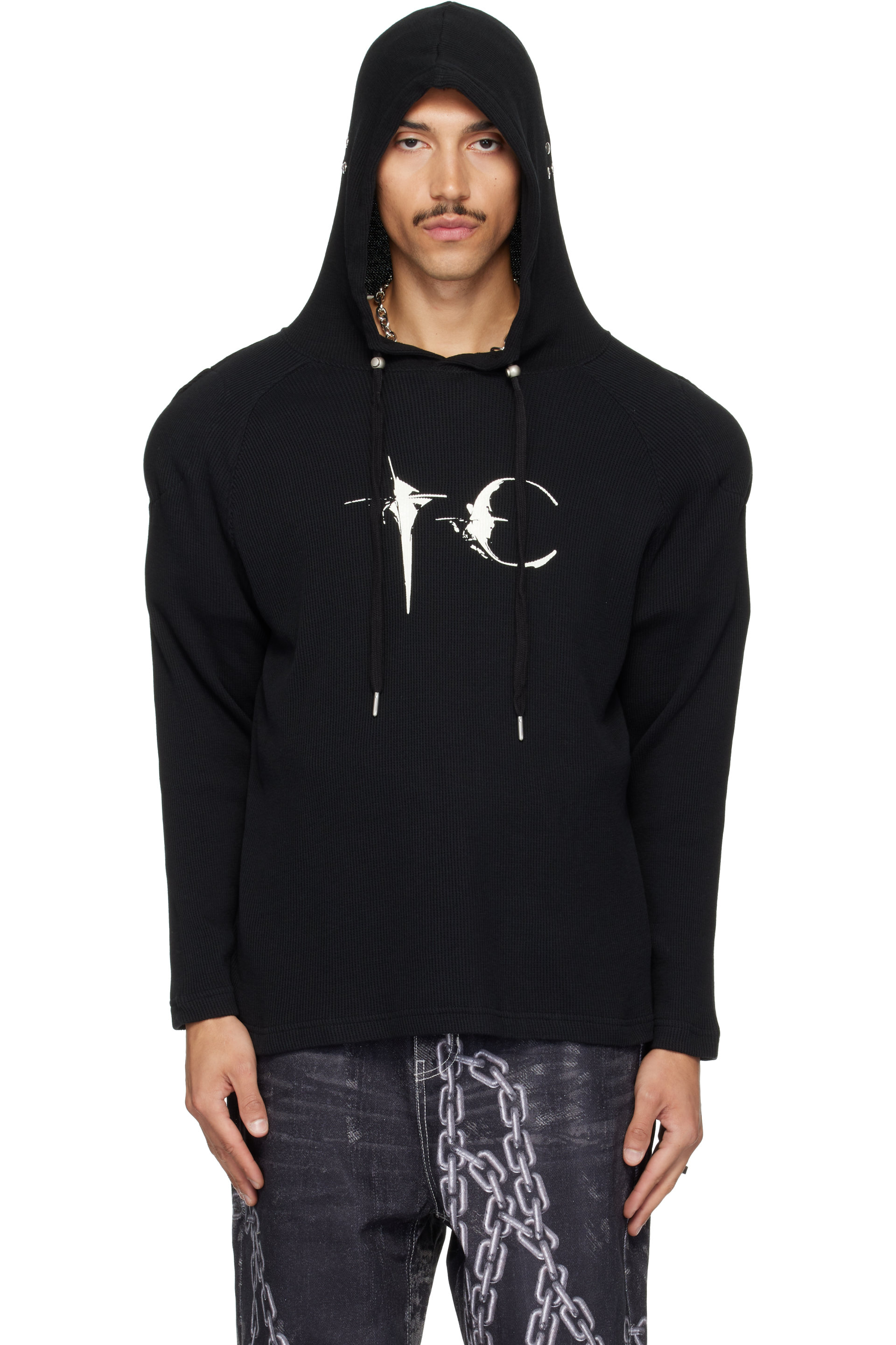 Thug Club - Black Bulk Shoulder Glow In The Dark Hoodie