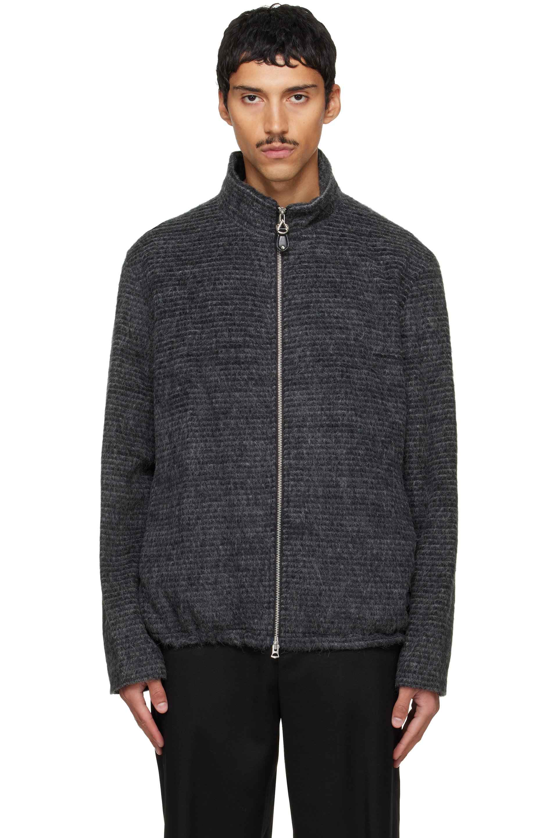 Solid Homme - Gray Alpaca Jacket