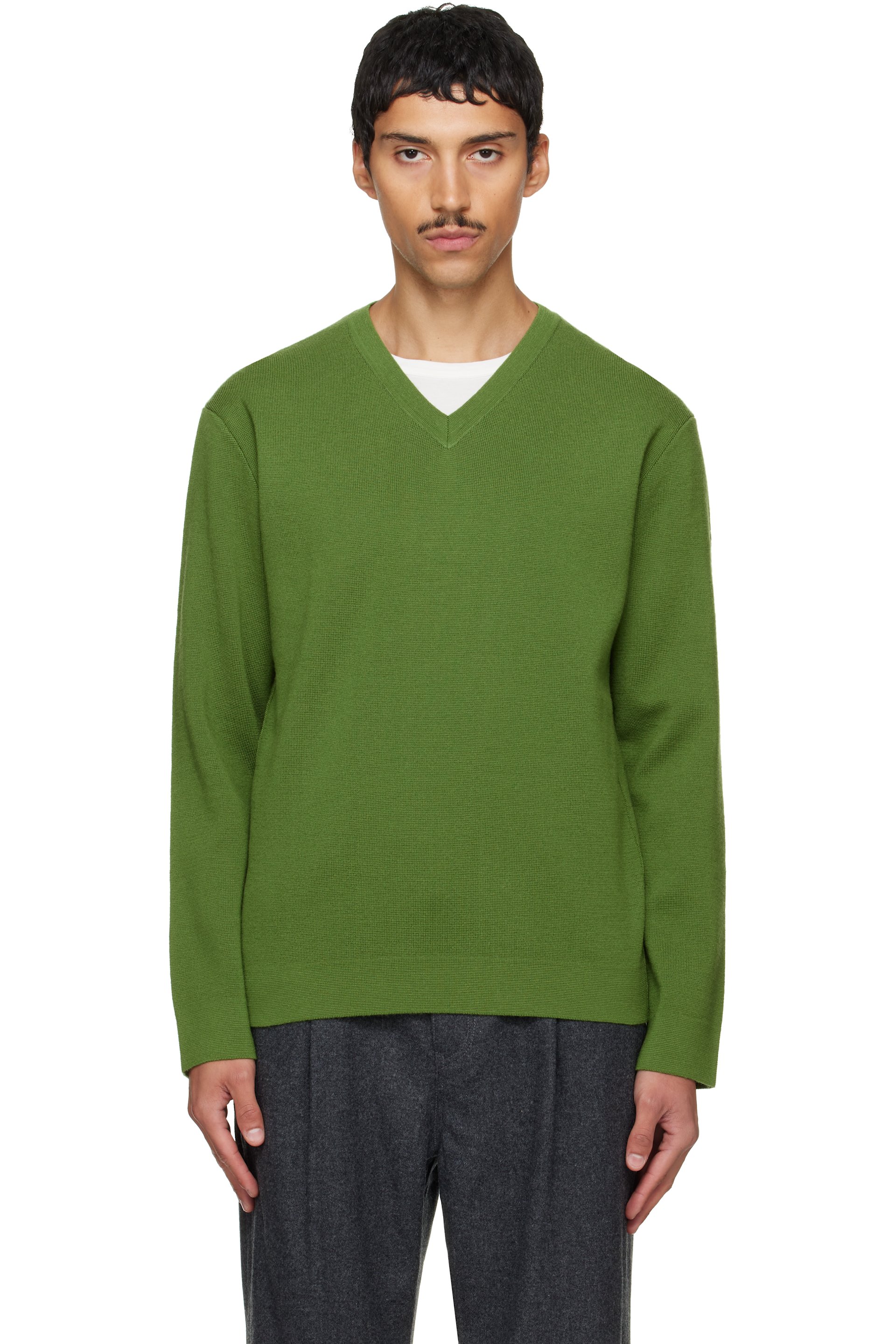 Solid Homme - Green Wool Sweater