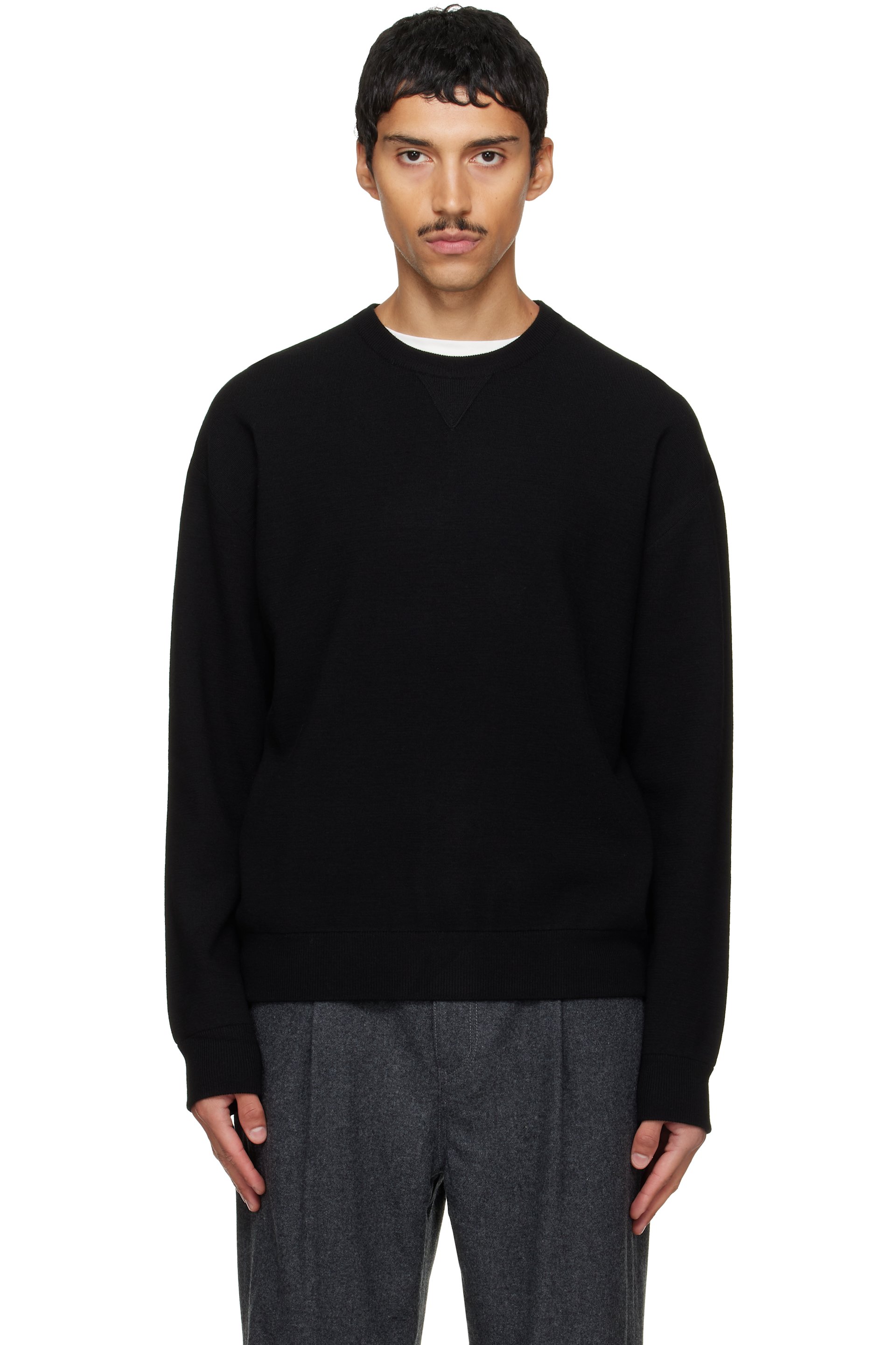 Solid Homme - Black Wool Sweater