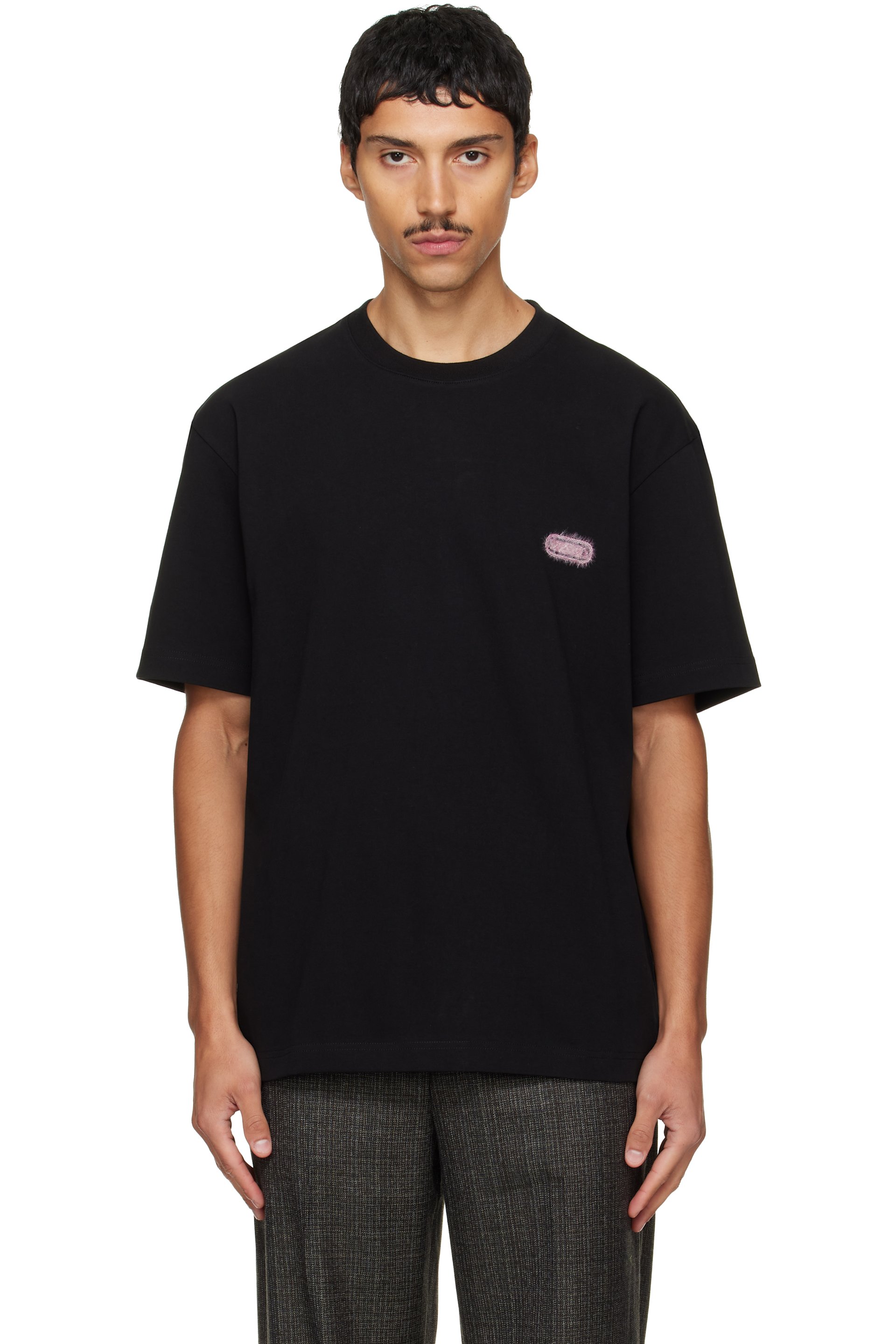 Solid Homme - Black Solid Back Logo T-shirt