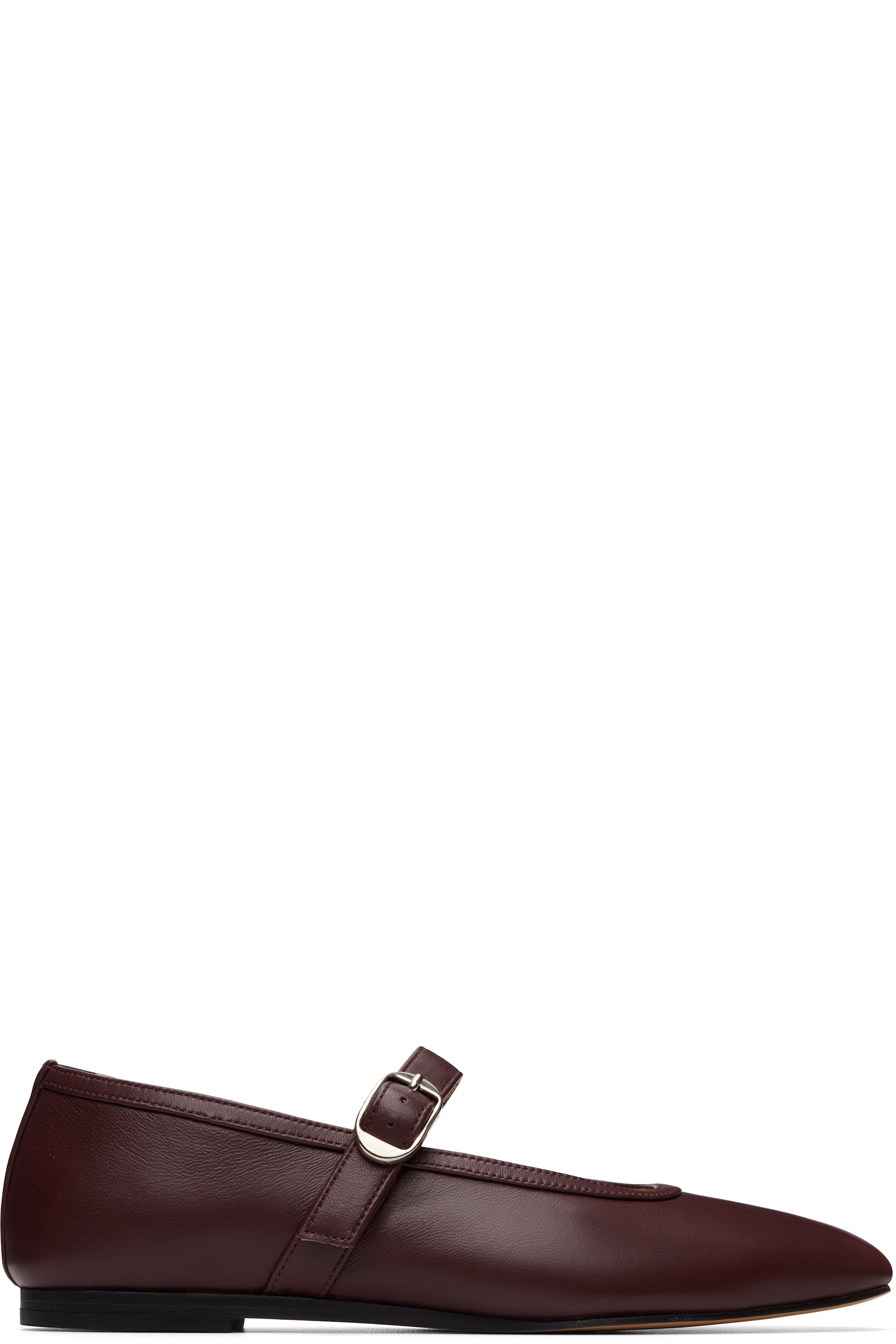 Le Monde Beryl - Burgundy Ballet Mary Jane Ballerina Flats