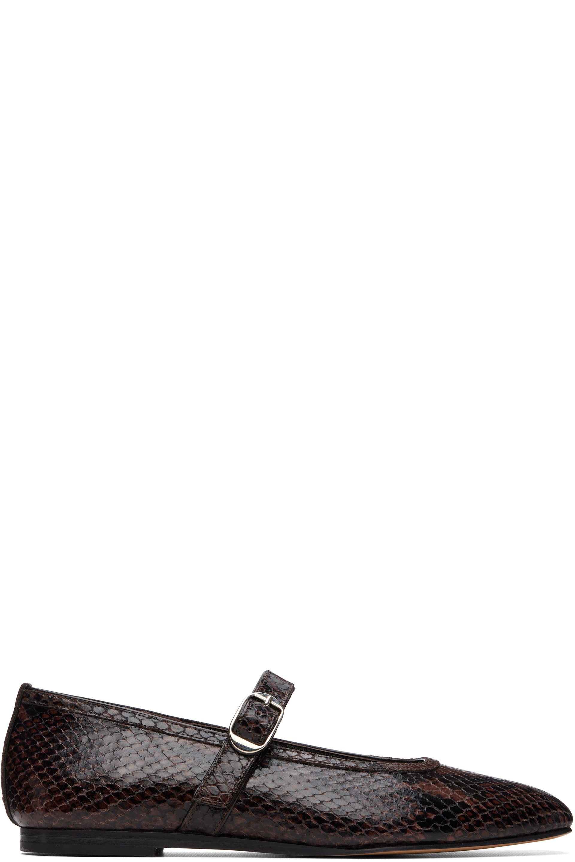 Le Monde Beryl - Brown Ballet Mary Jane Ballerina Flats