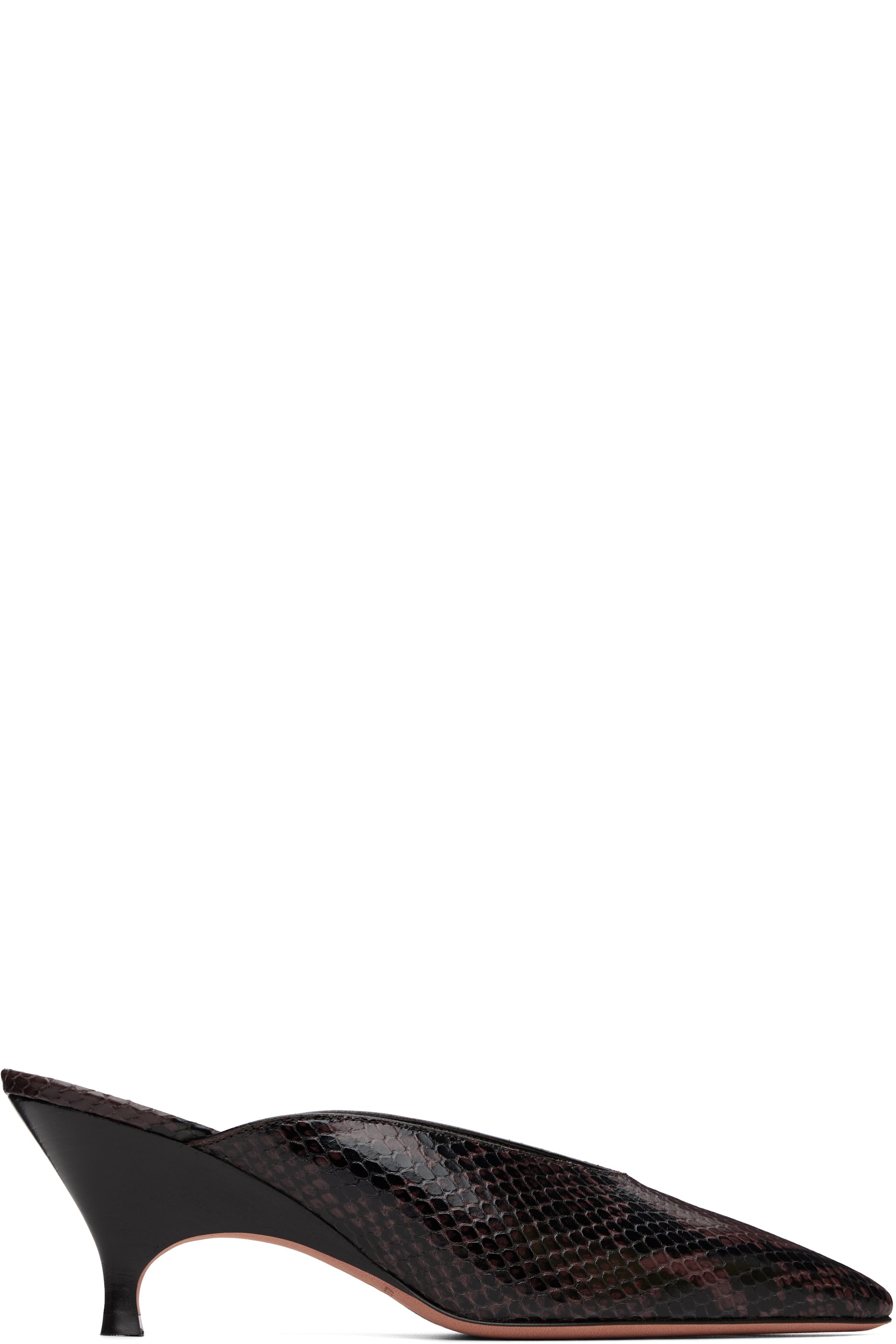 Le Monde Beryl - Brown Petra Mule Heels