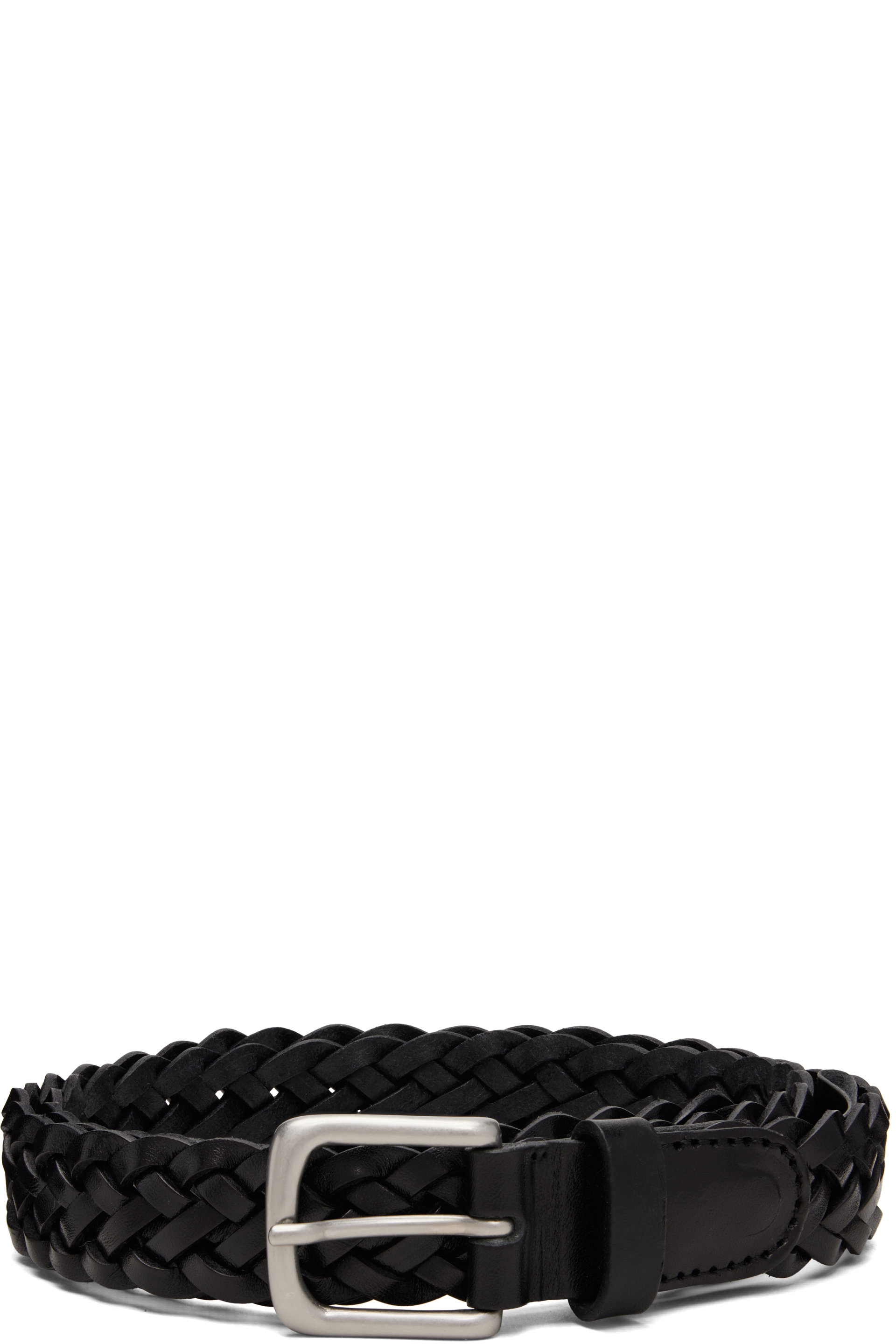 ANOTHER ASPECT - Black Another 1.0 Braided Belt